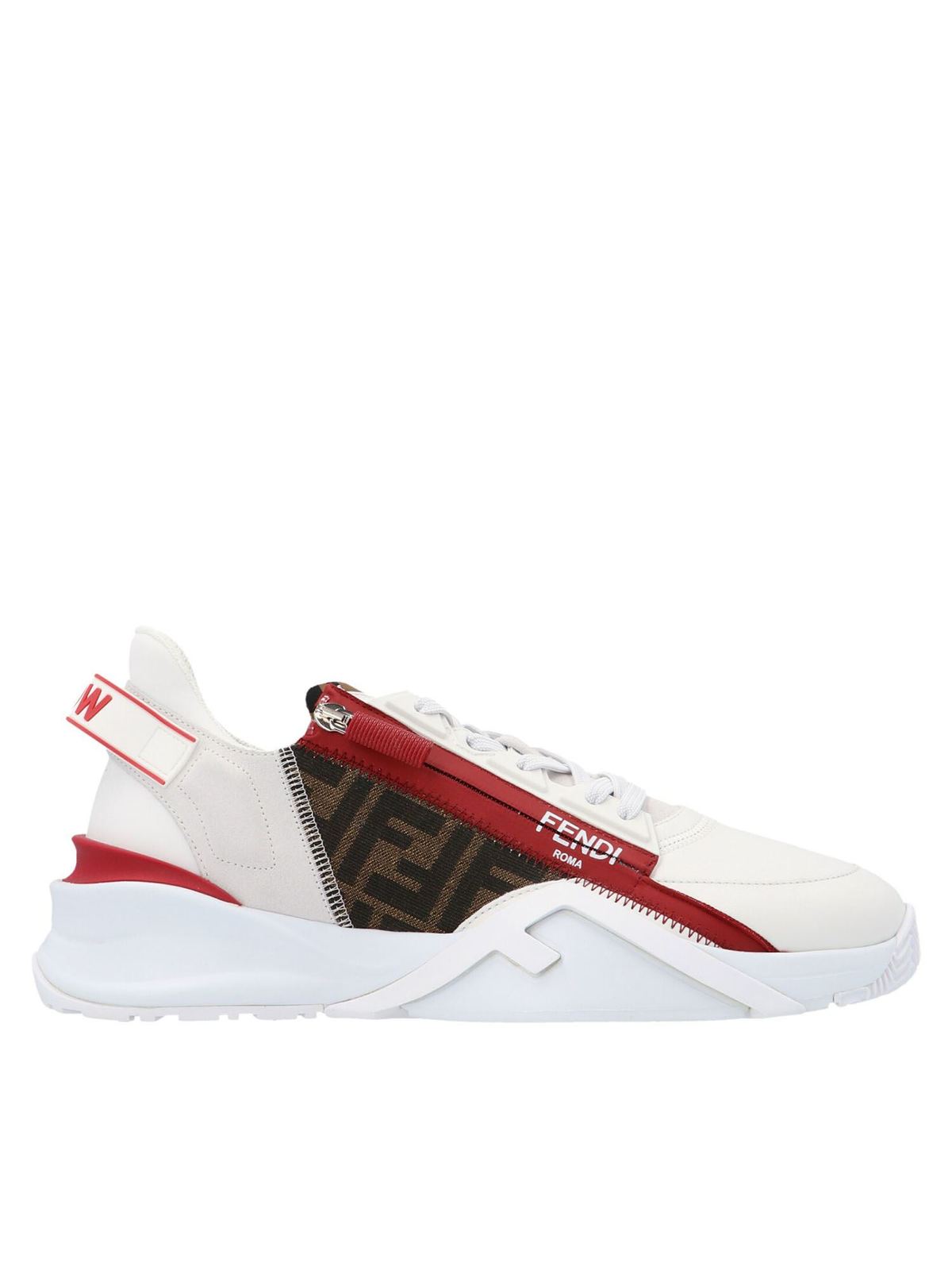 Trainers Fendi - Flow sneakers in white - 7E1392AF5QF1DVV | iKRIX.com