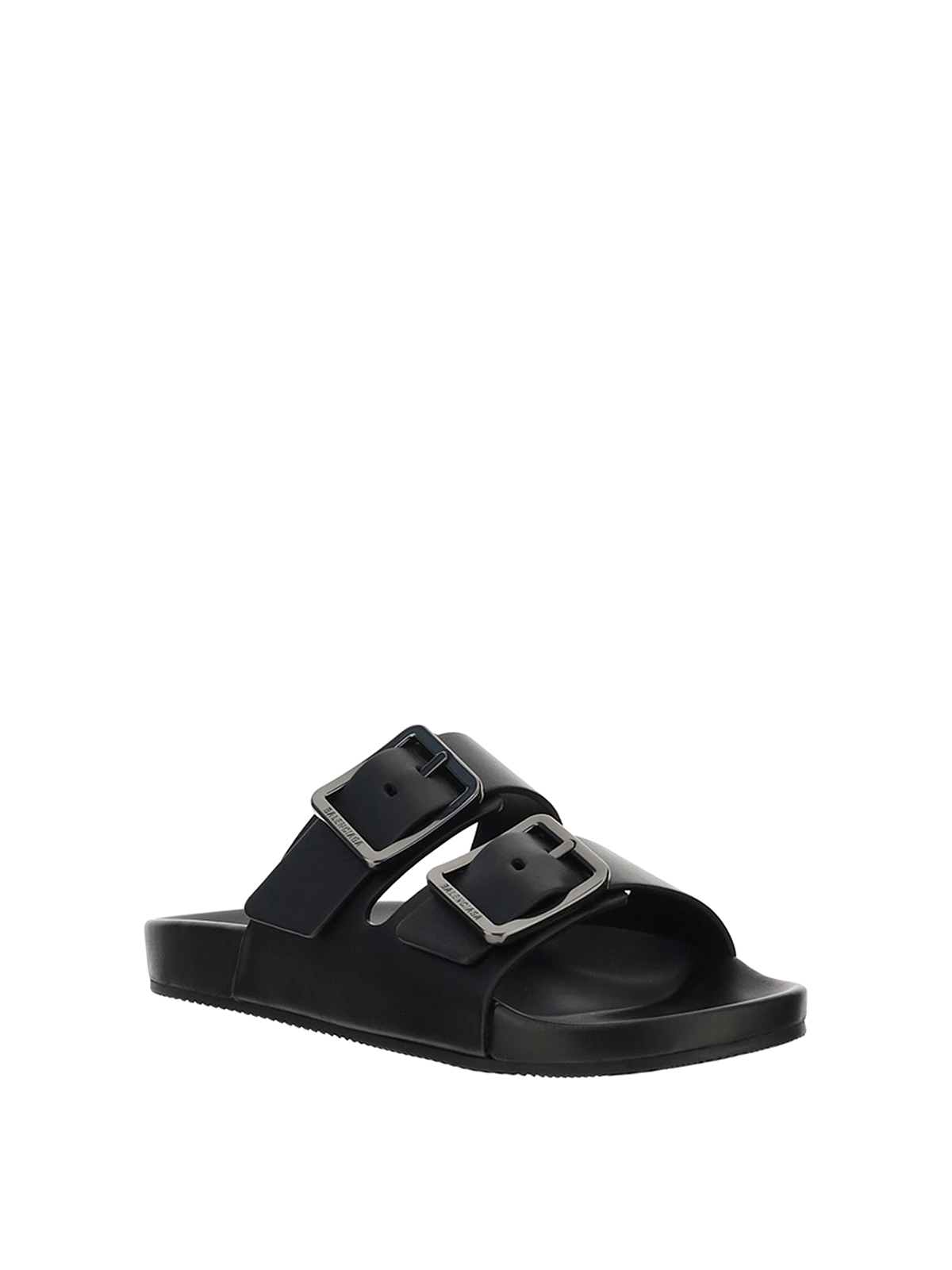 Sandals Balenciaga - Mallorca calfskin slip-on sandals - 656839WA2M61010