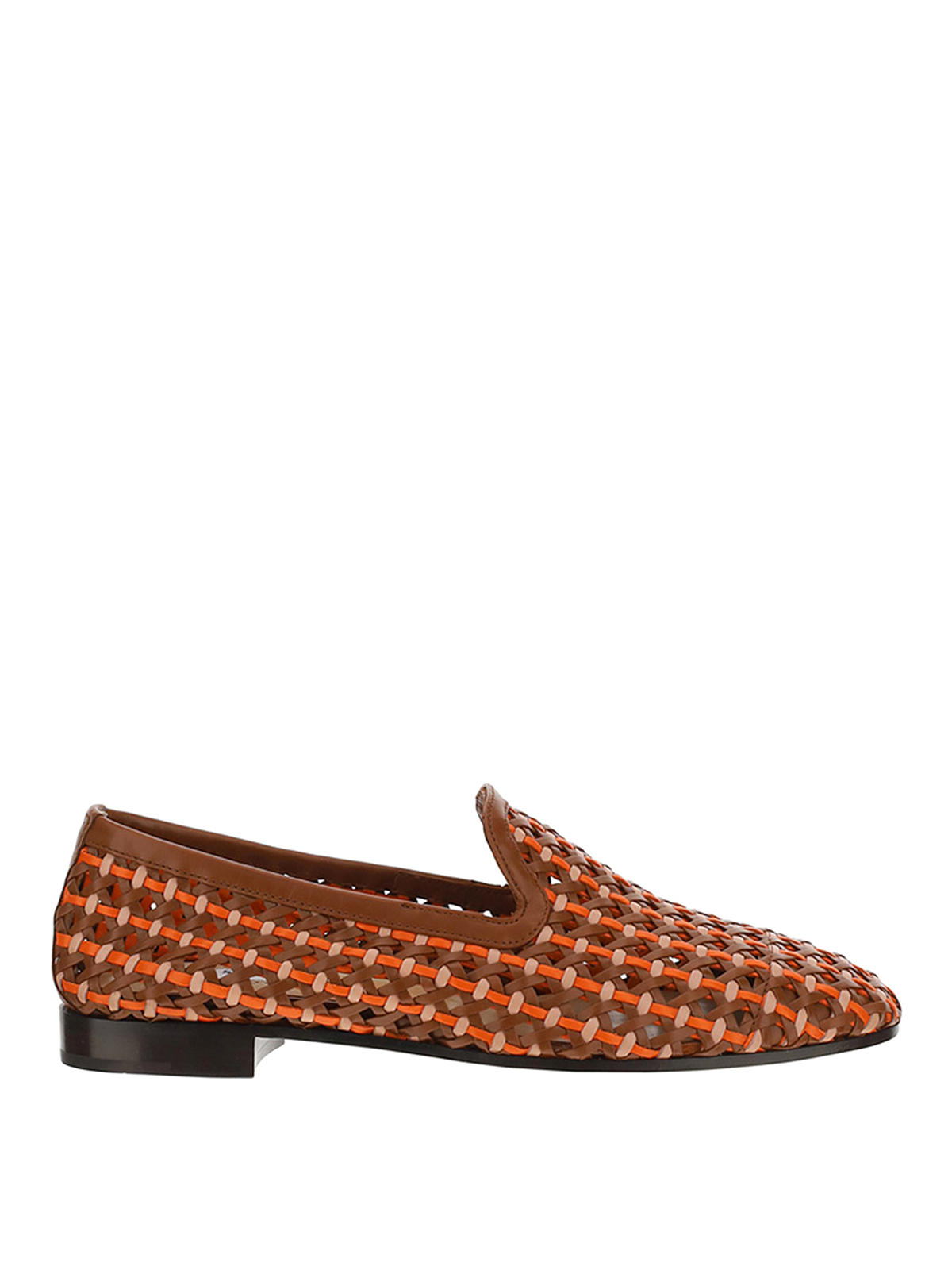 Loafers & Slippers Fratelli Rossetti - Woven leather slip-on shoes ...