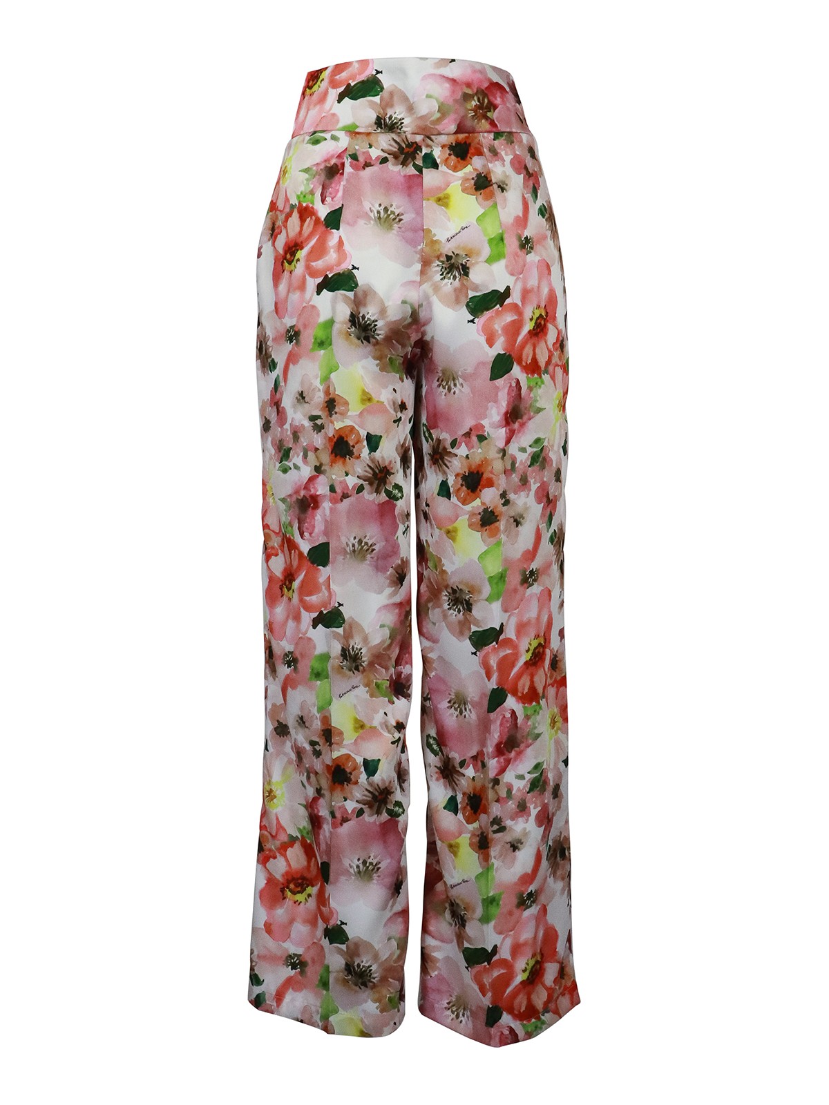 Pantaloni casual Patrizia Pepe - Pantaloni palazzo in twill floreale -  2P1324A9C6XU77