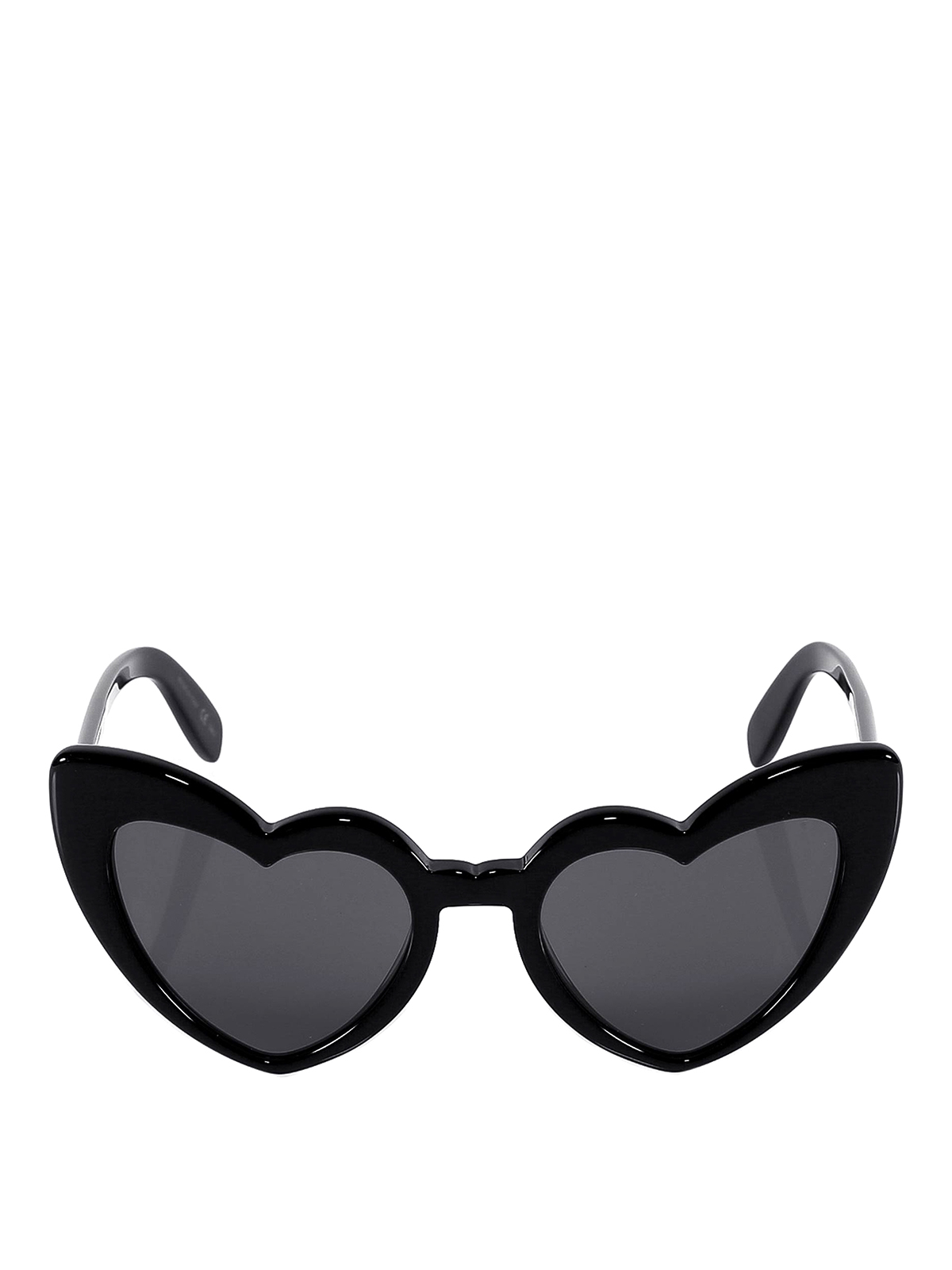 saint laurent black heart sunglasses