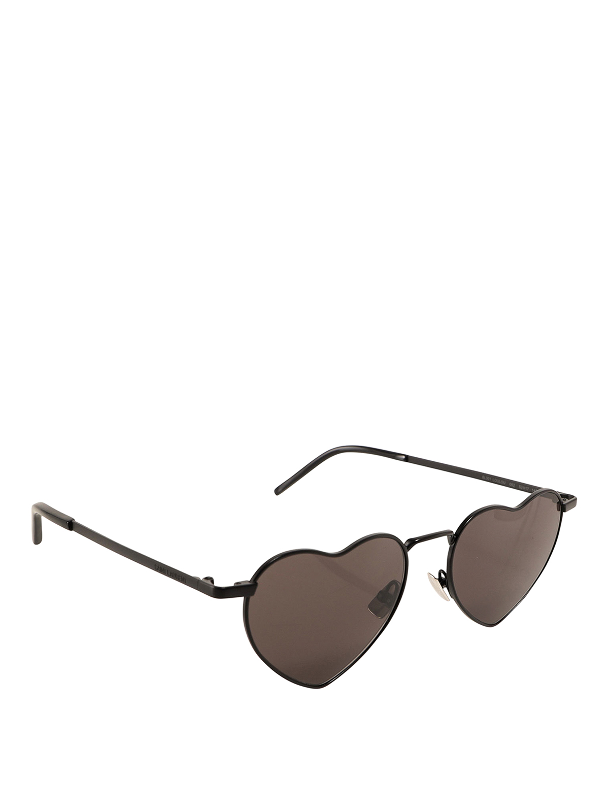 Saint Laurent Heart-shaped Black Sunglasses