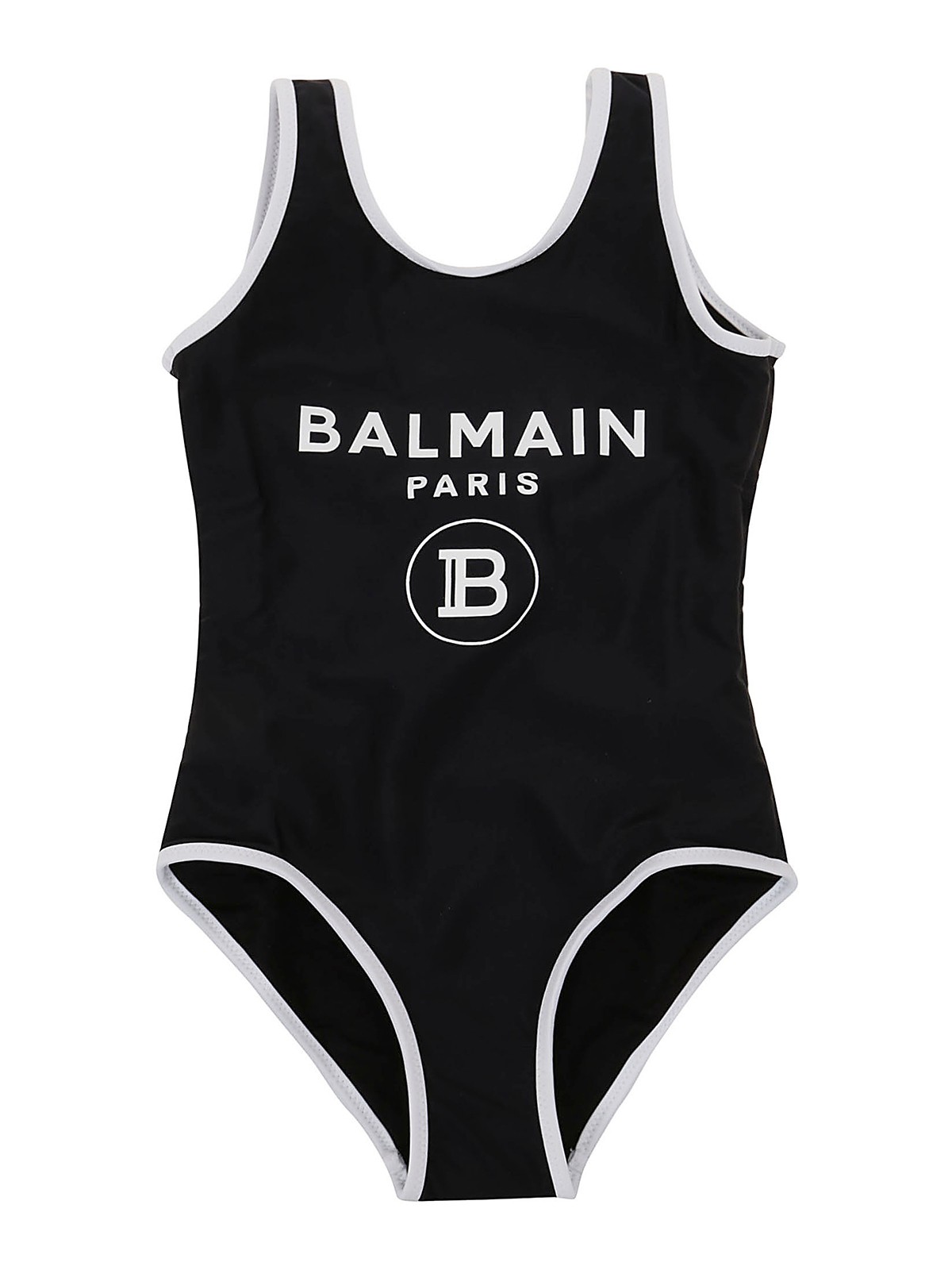 One-piece Balmain - Logo print one-piece swimsuit - 6M0059MX400930