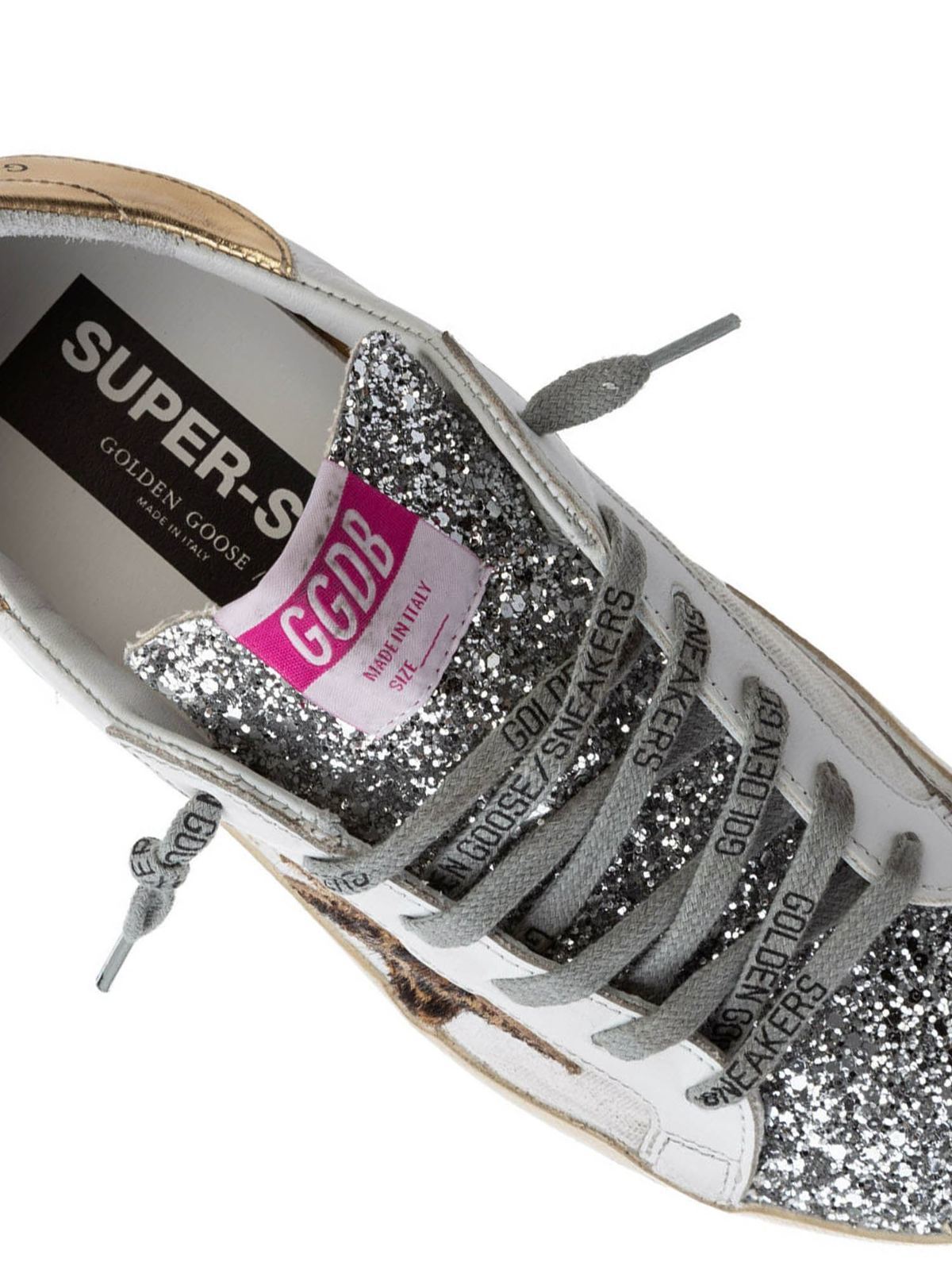 Buy > white and gold superstar golden goose > in stock