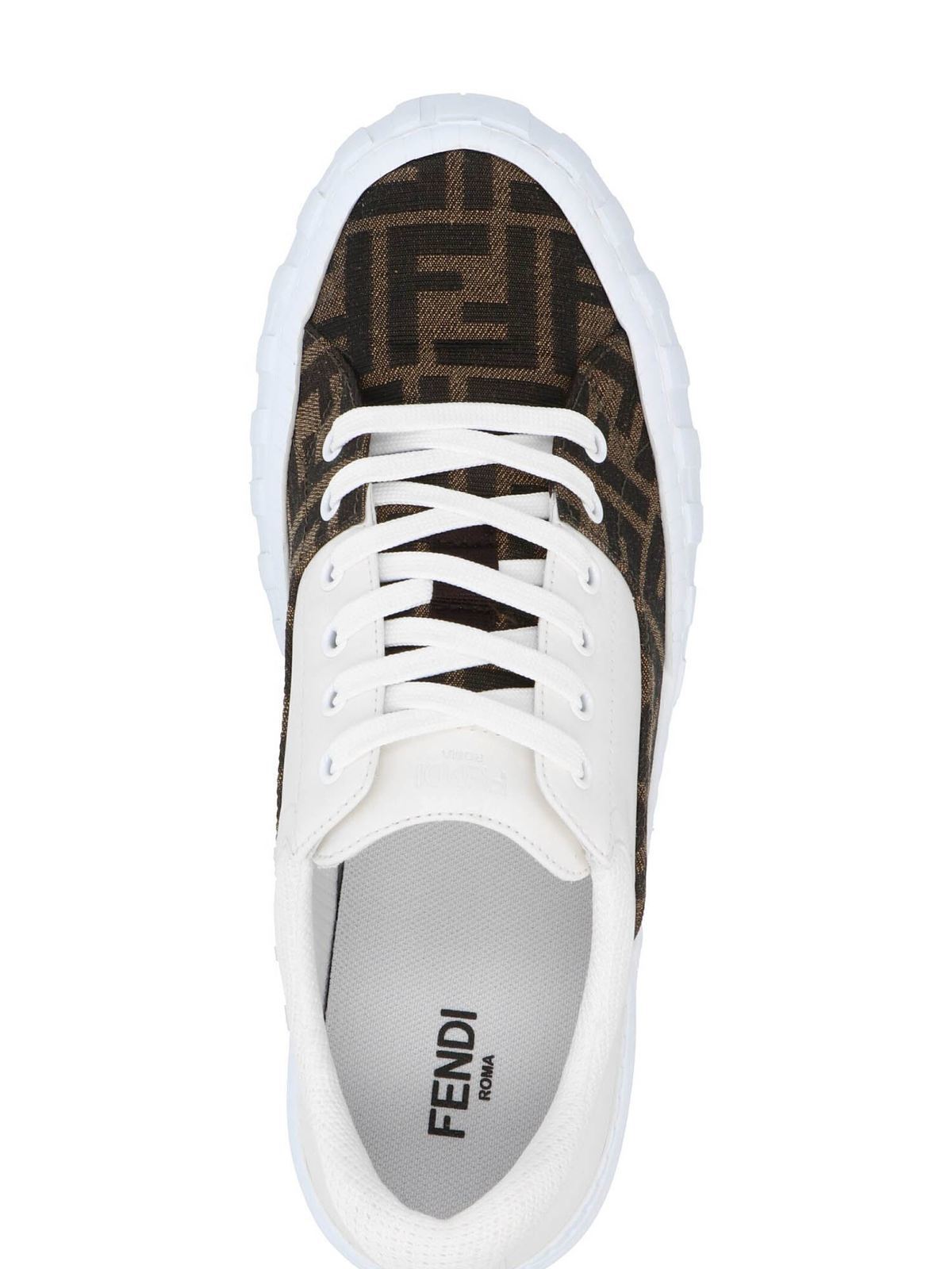 Fendi - Fendi force sneakers in white - trainers - 8E8109AF5CF1DV2