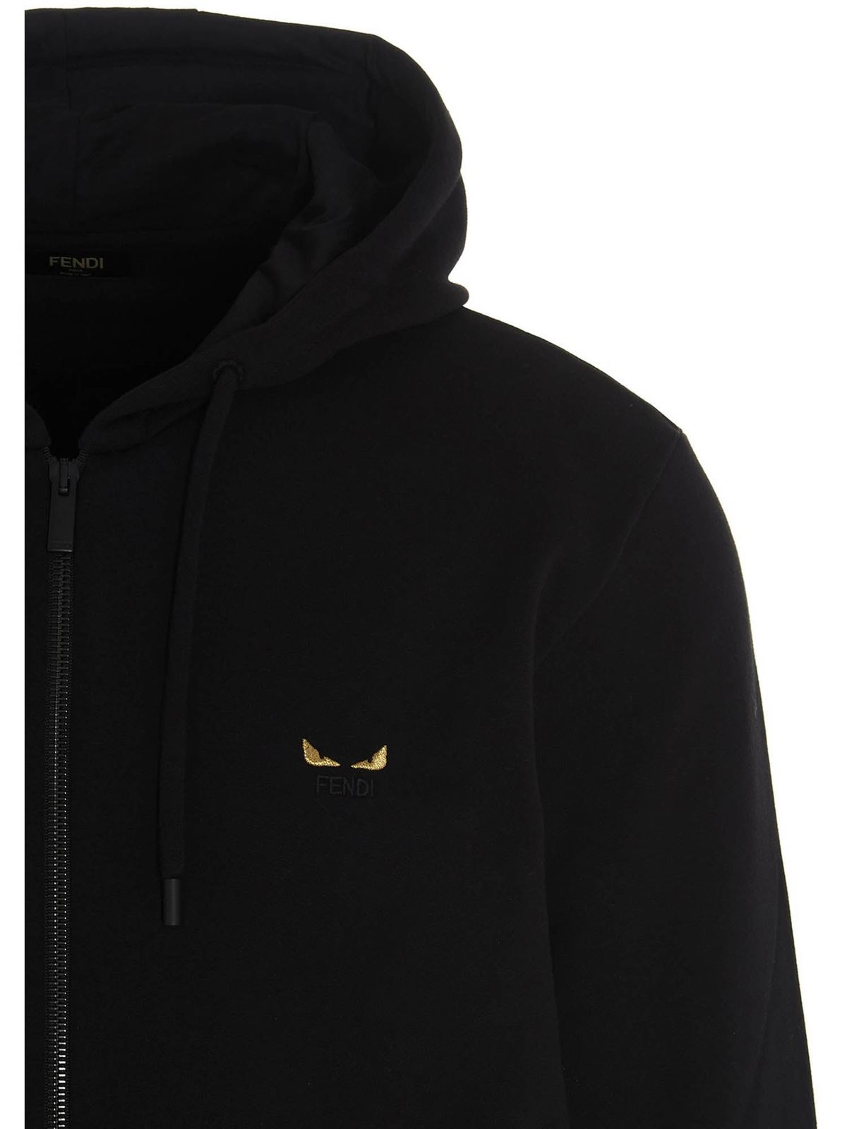 Sweatshirts & Sweaters Fendi - Bug hoodie in - FY0984A873F0TXF