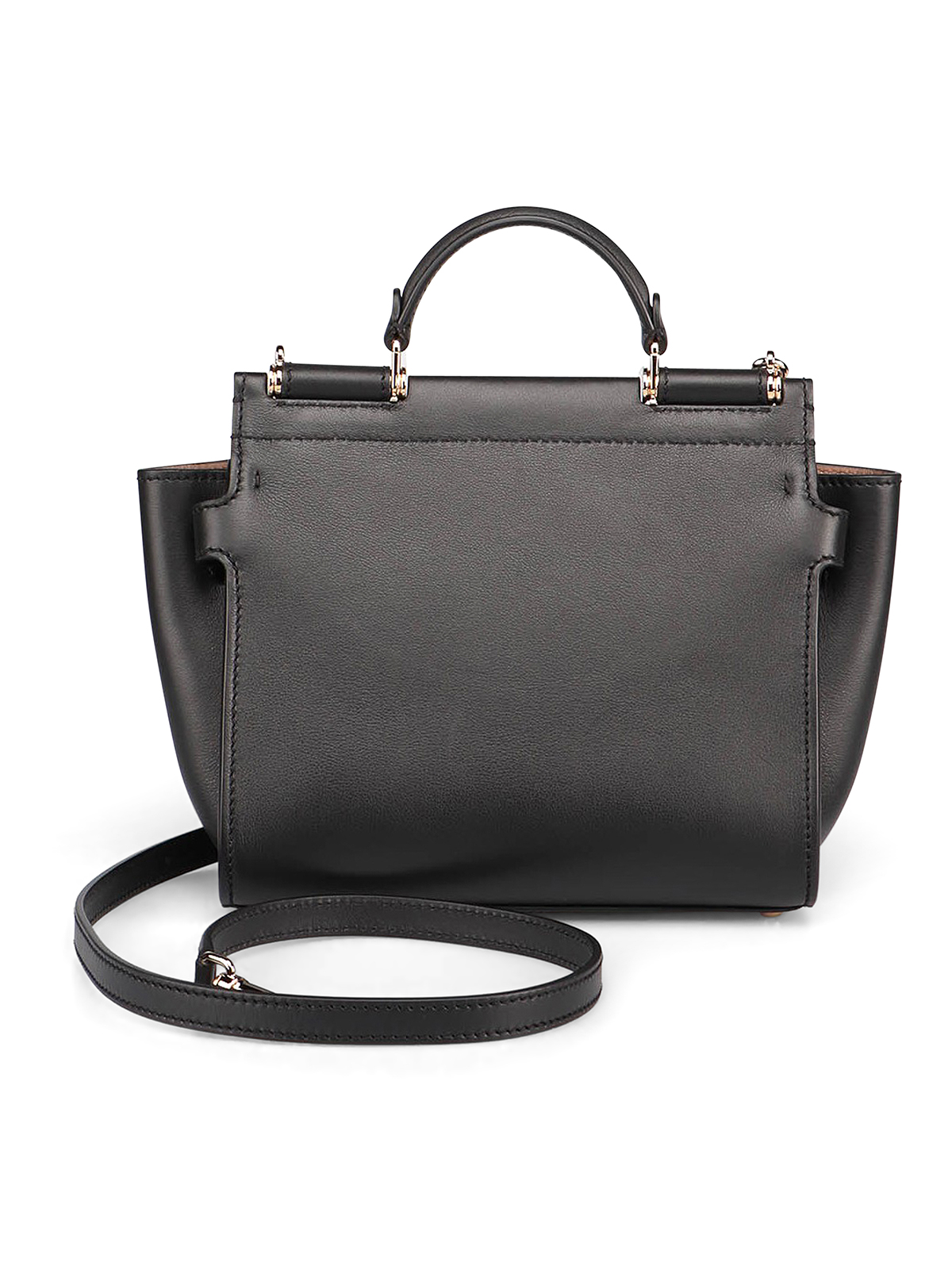 soft black handbag