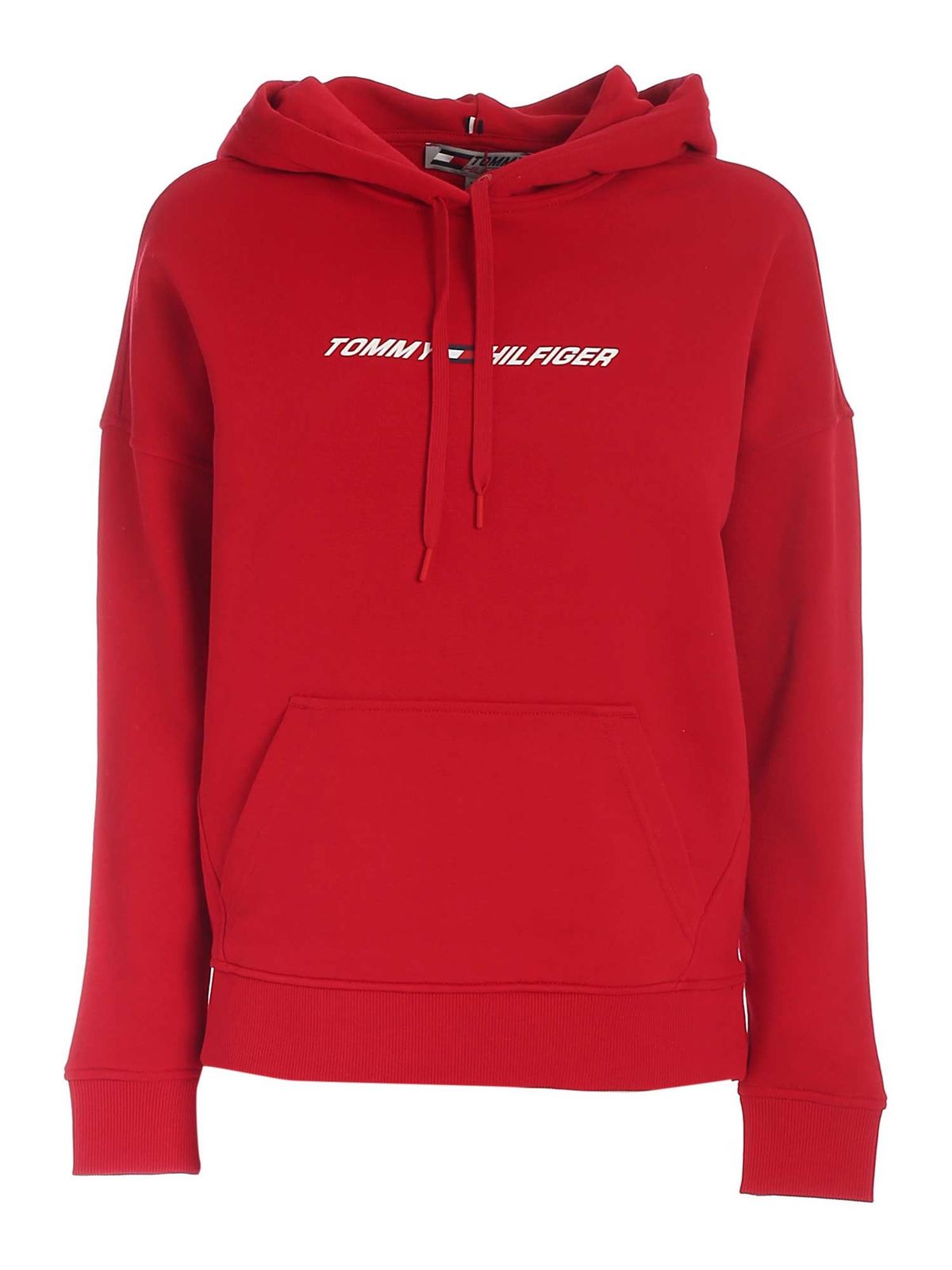 red graphic sweatshirt