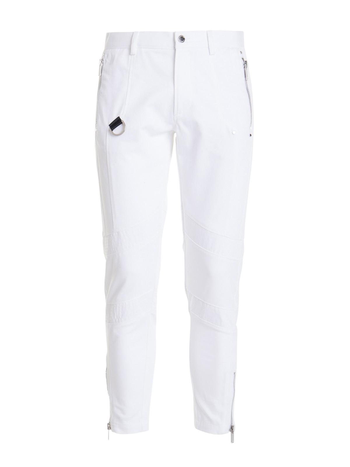 LES HOMMES ZIPPED CARGO TROUSERS