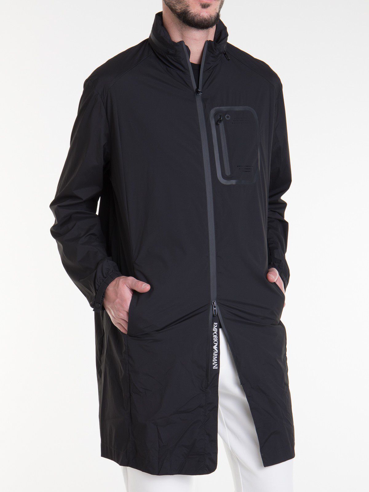 Introducir 37+ imagen emporio armani rain jacket