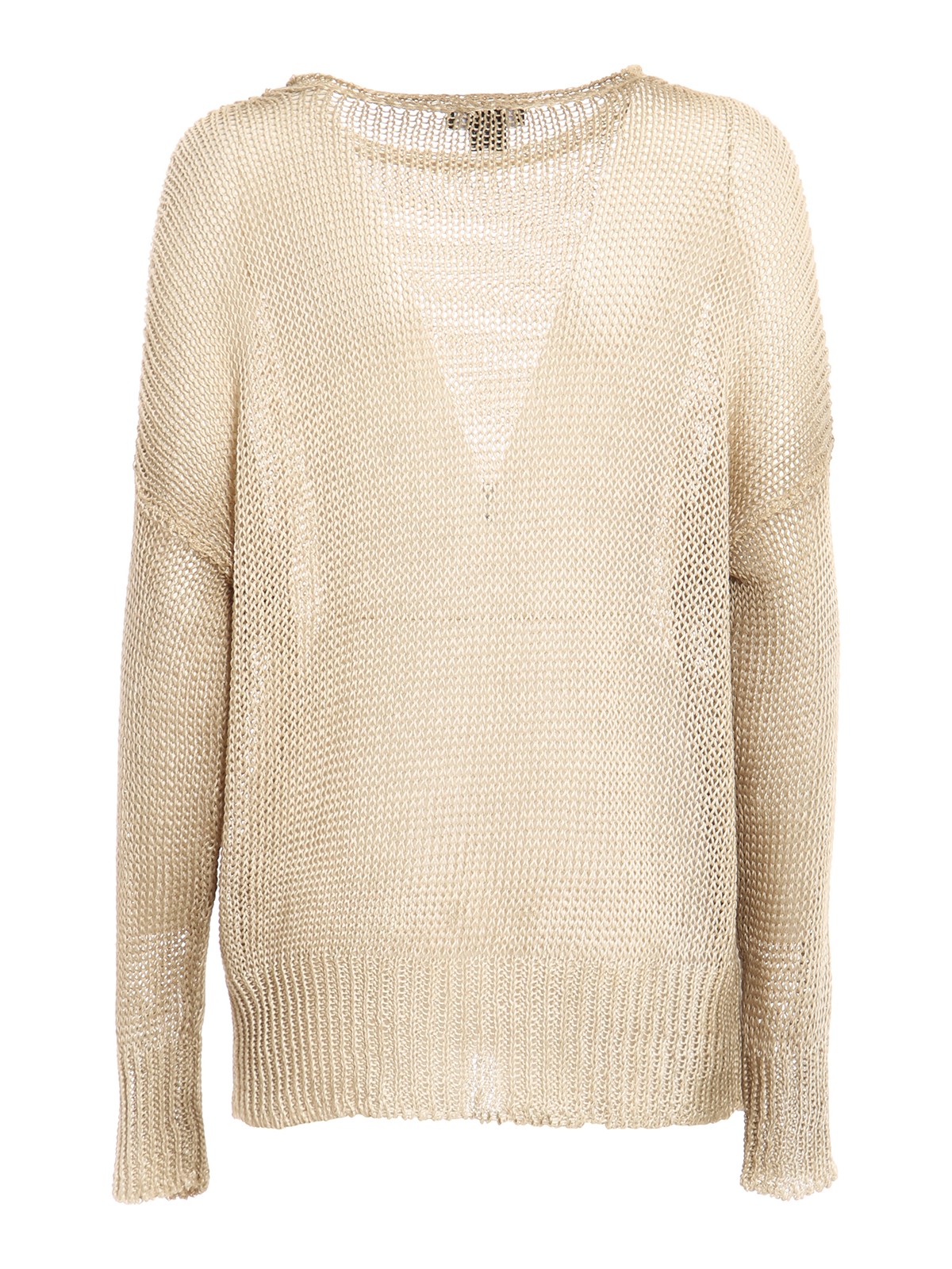 Avant Toi - Linen mesh sweater - crew necks - 221D1432LSSVHV00003