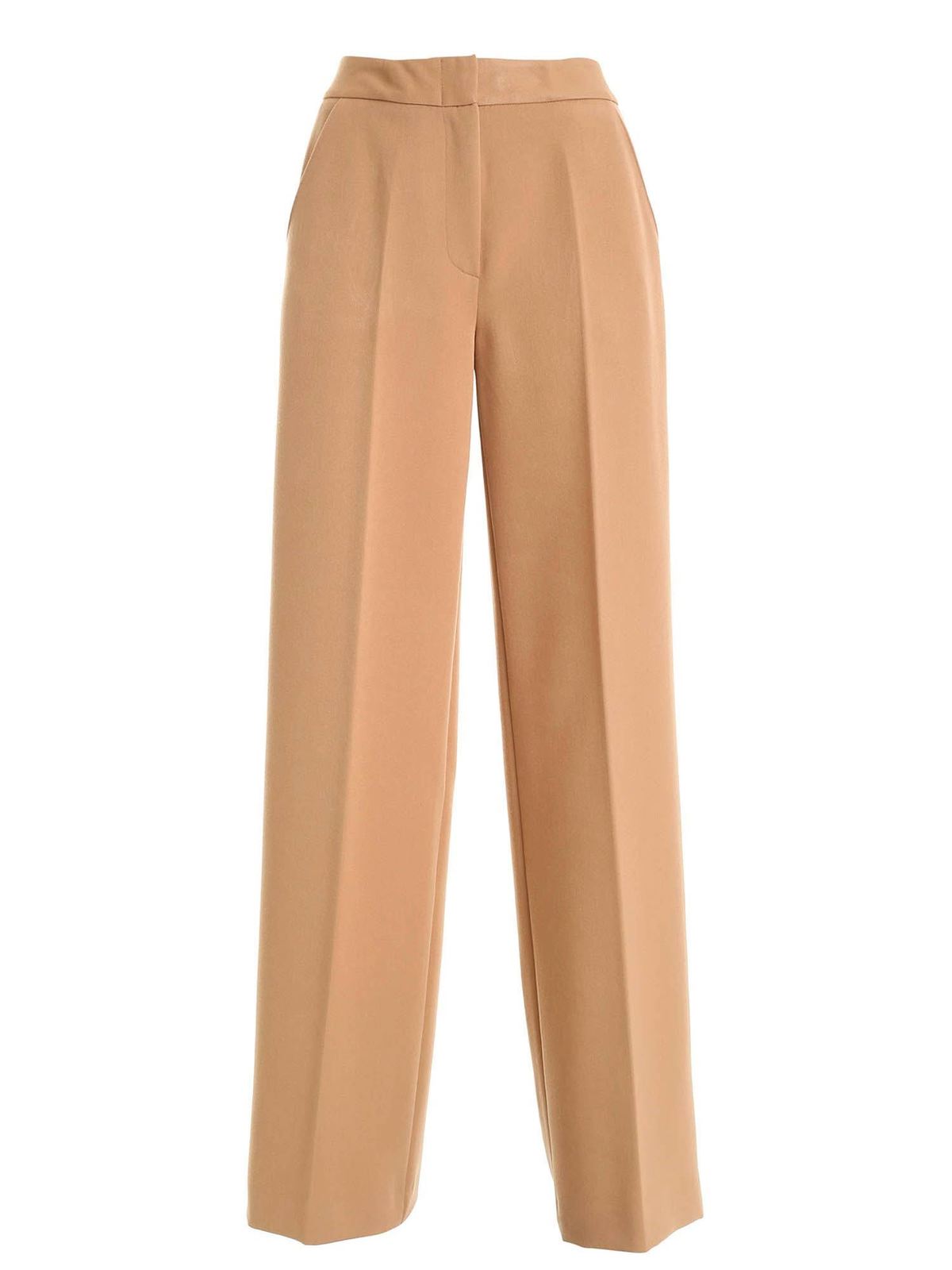Pantaloni casual Clips - Pantalone palazzo color cammello - A01T250108100026