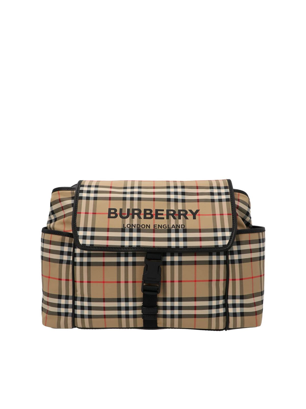 Burberry Kids' Vintage Check Changing Bag In Beige | ModeSens