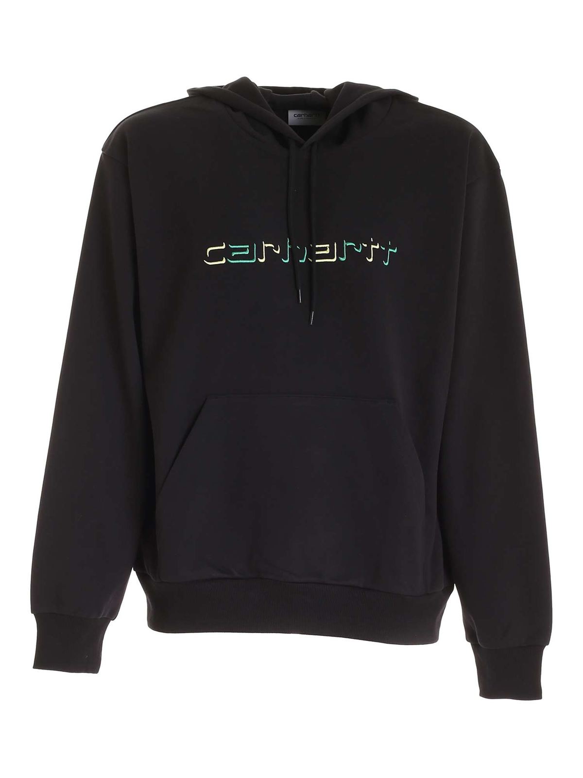 Carhartt Logo Embroidery Sweatshirt In Black