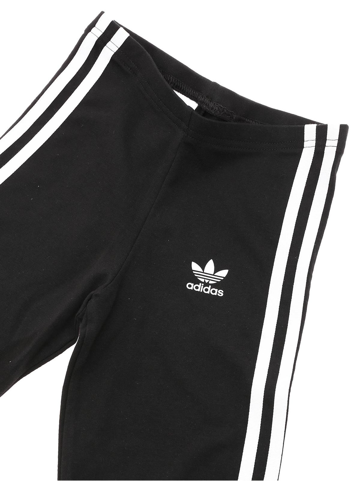 Leggings Adidas Originals - Leggings neri con bande logo - ED7737