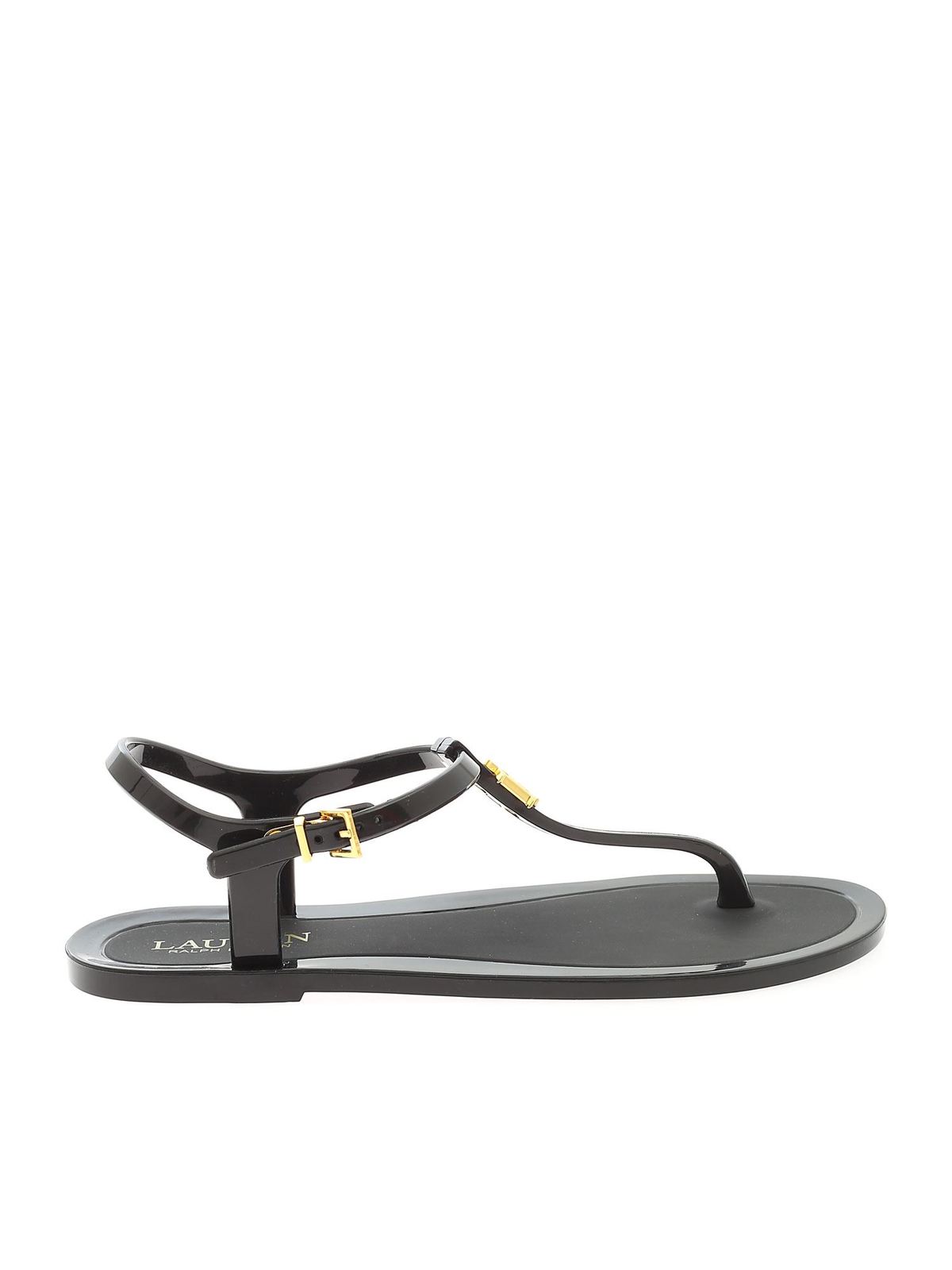 Sandals Lauren Ralph Lauren - Thong sandals in black - 802784684001
