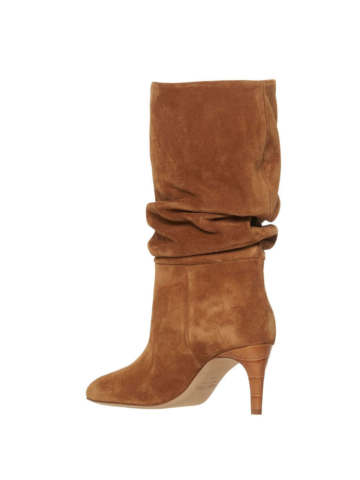 Slouchy boots in brown