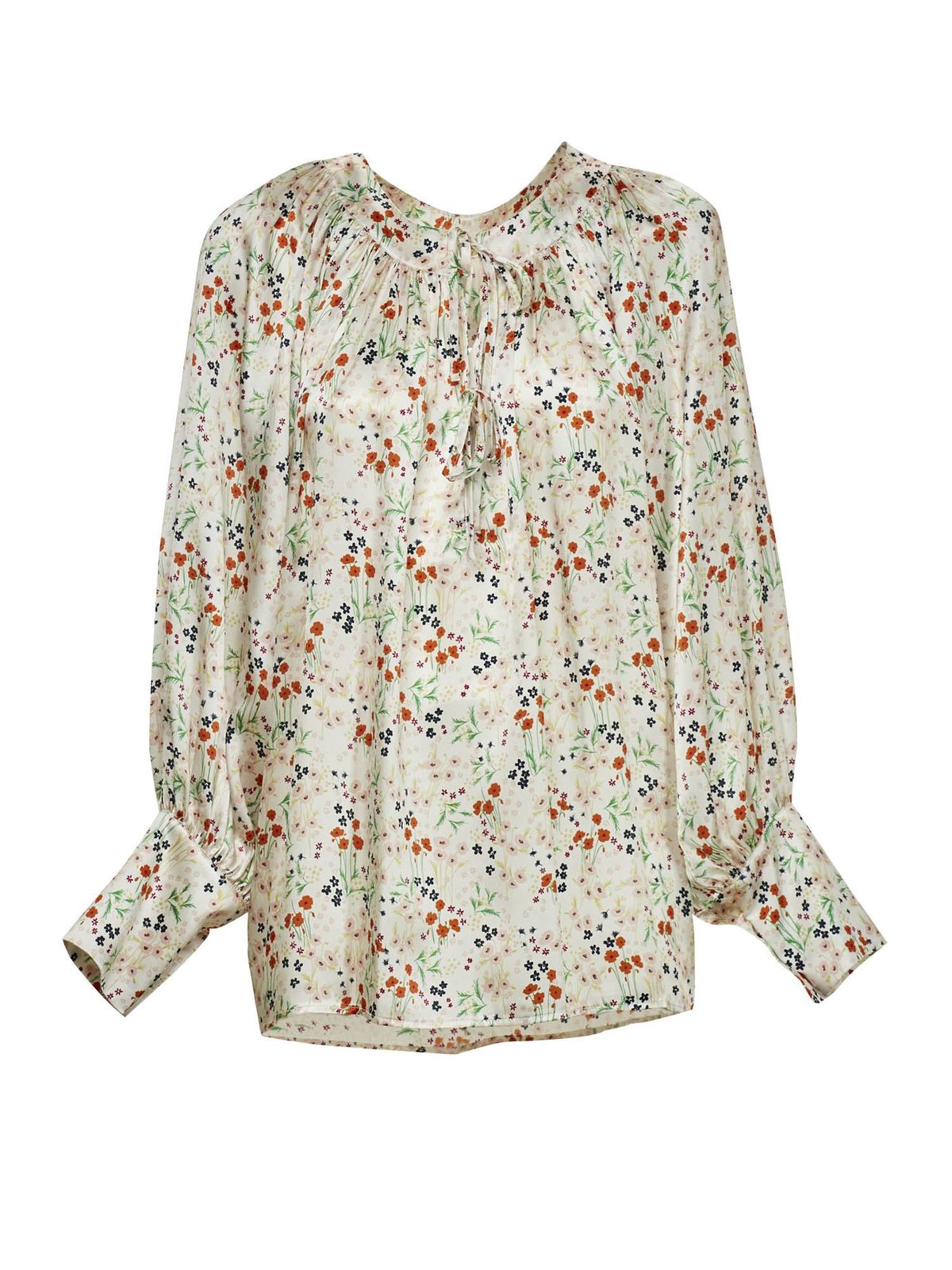 Blouses L' Autre Chose - Floral printed gathered blouse - B2520589001F004