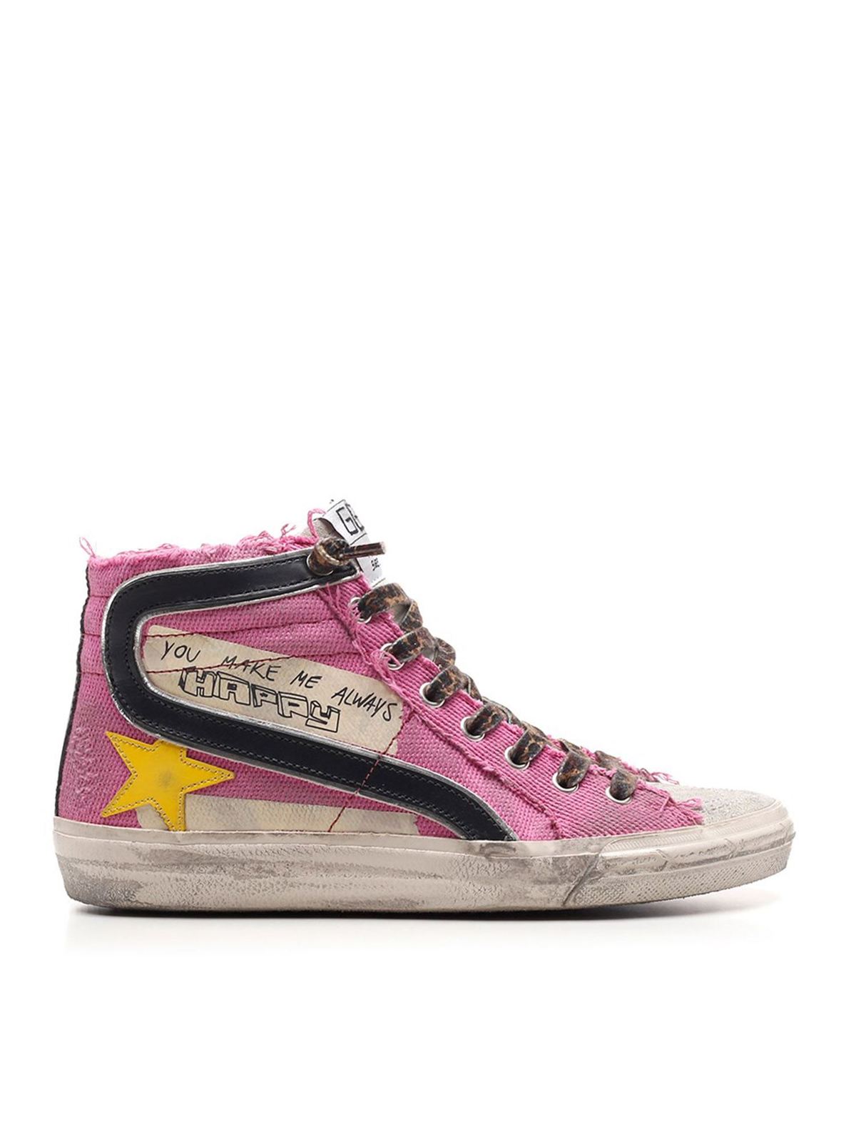 GOLDEN GOOSE SLIDE trainers IN PINK