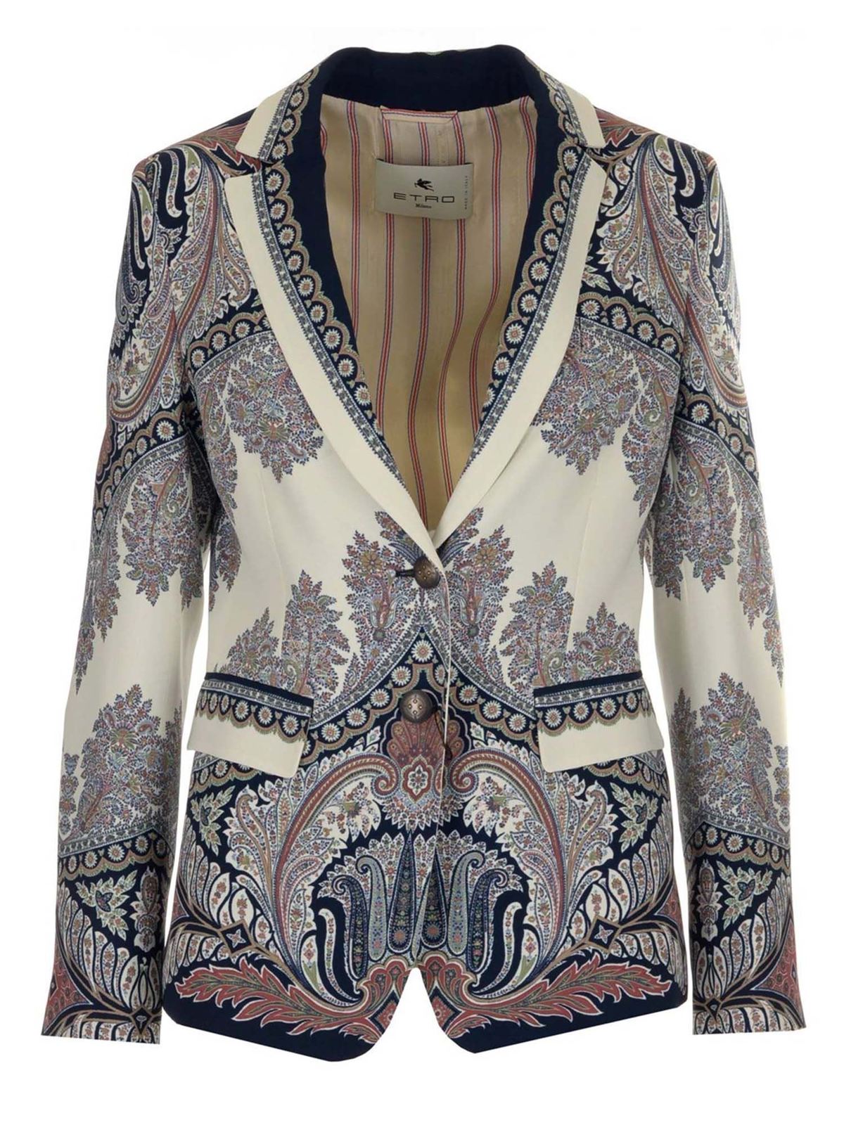 white paisley jacket