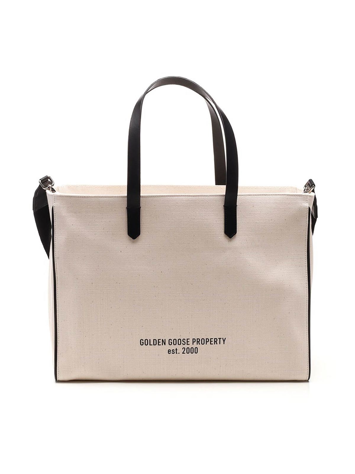 Totes bags Golden Goose - California East-West bag in white ...