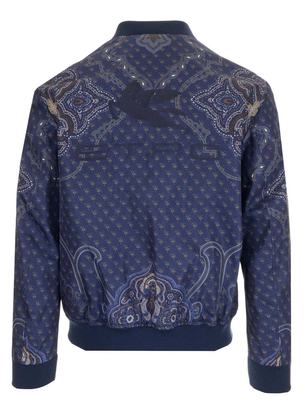 paisley bomber jacket