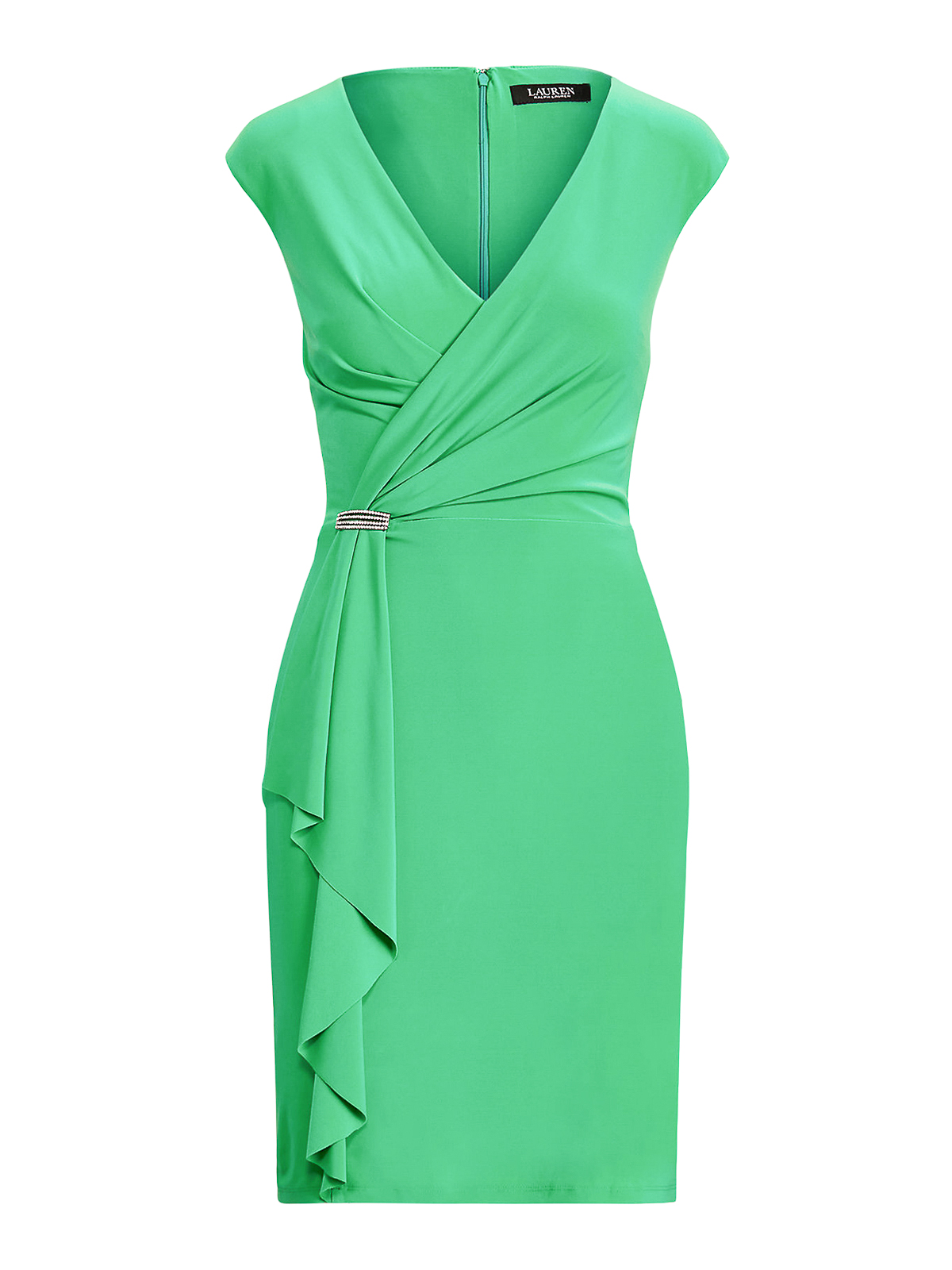 Polo Ralph Lauren Sleeveless Cocktail Dress In Green | ModeSens