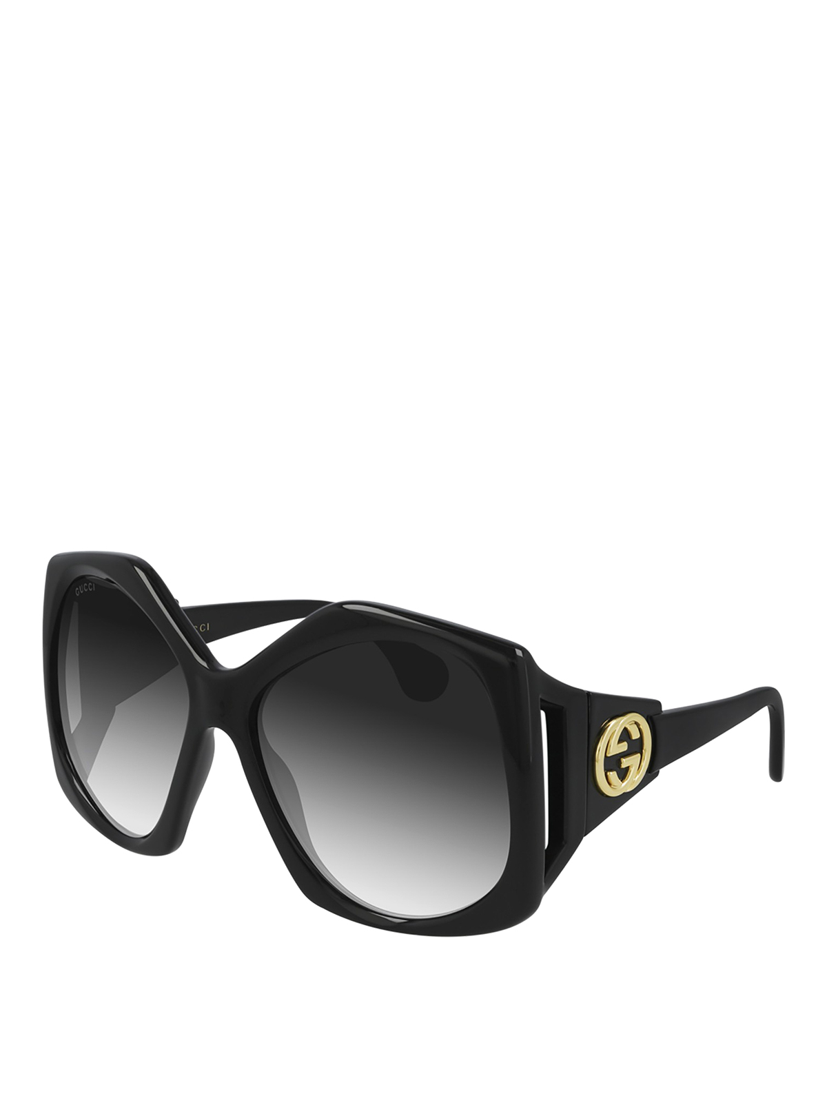 Gucci Oversized Sunglasses In Black