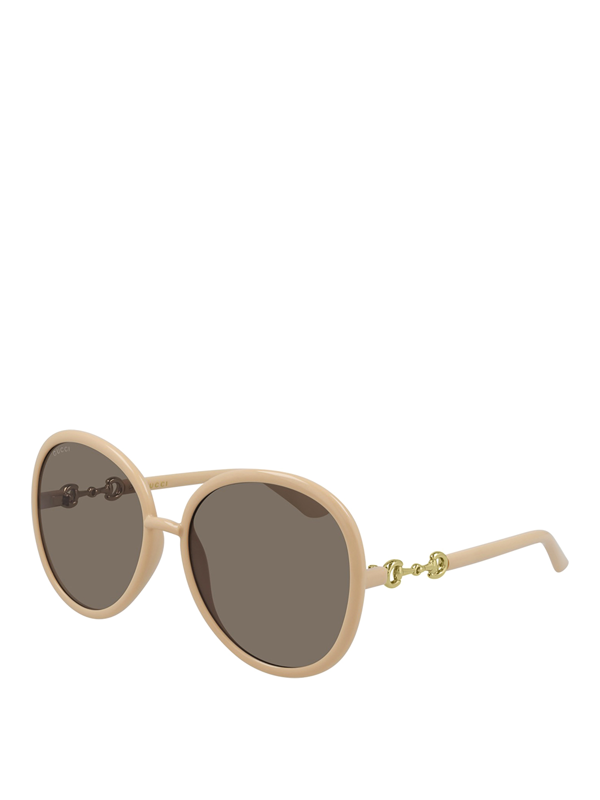 Gucci Jackie-o Sunglasses In Nude And Neutrals