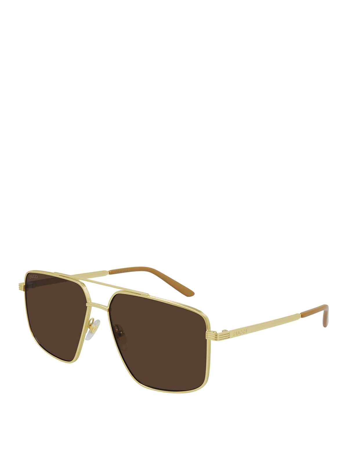 Gucci Gold-tone Metallic Sunglasses