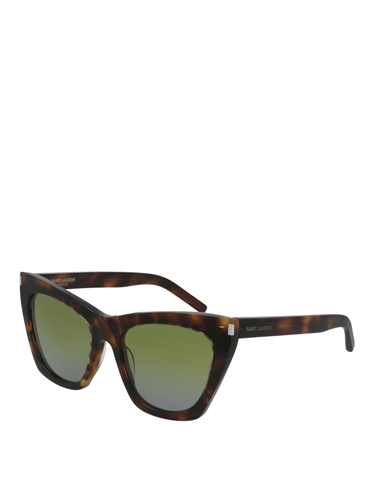 Saint Laurent 214 Kate Sunglasses In Brown