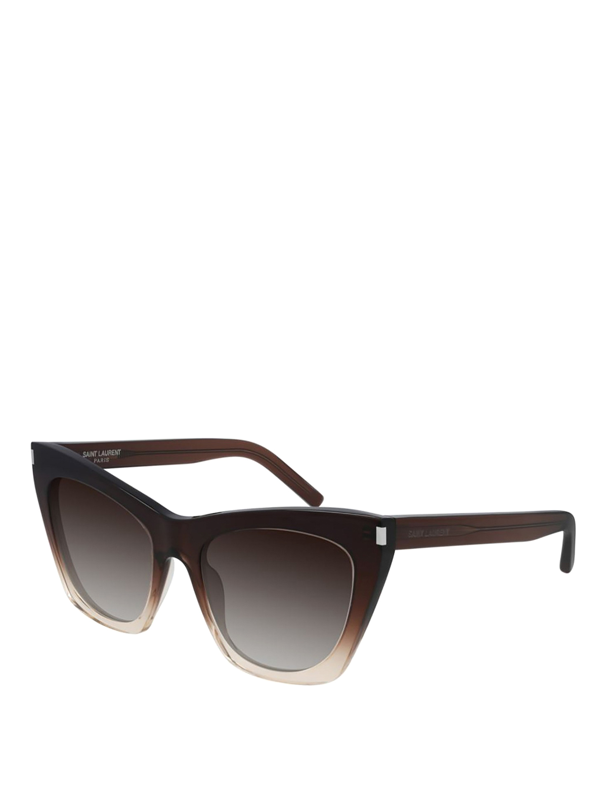 Saint Laurent 214 Kate Sunglasses In Brown