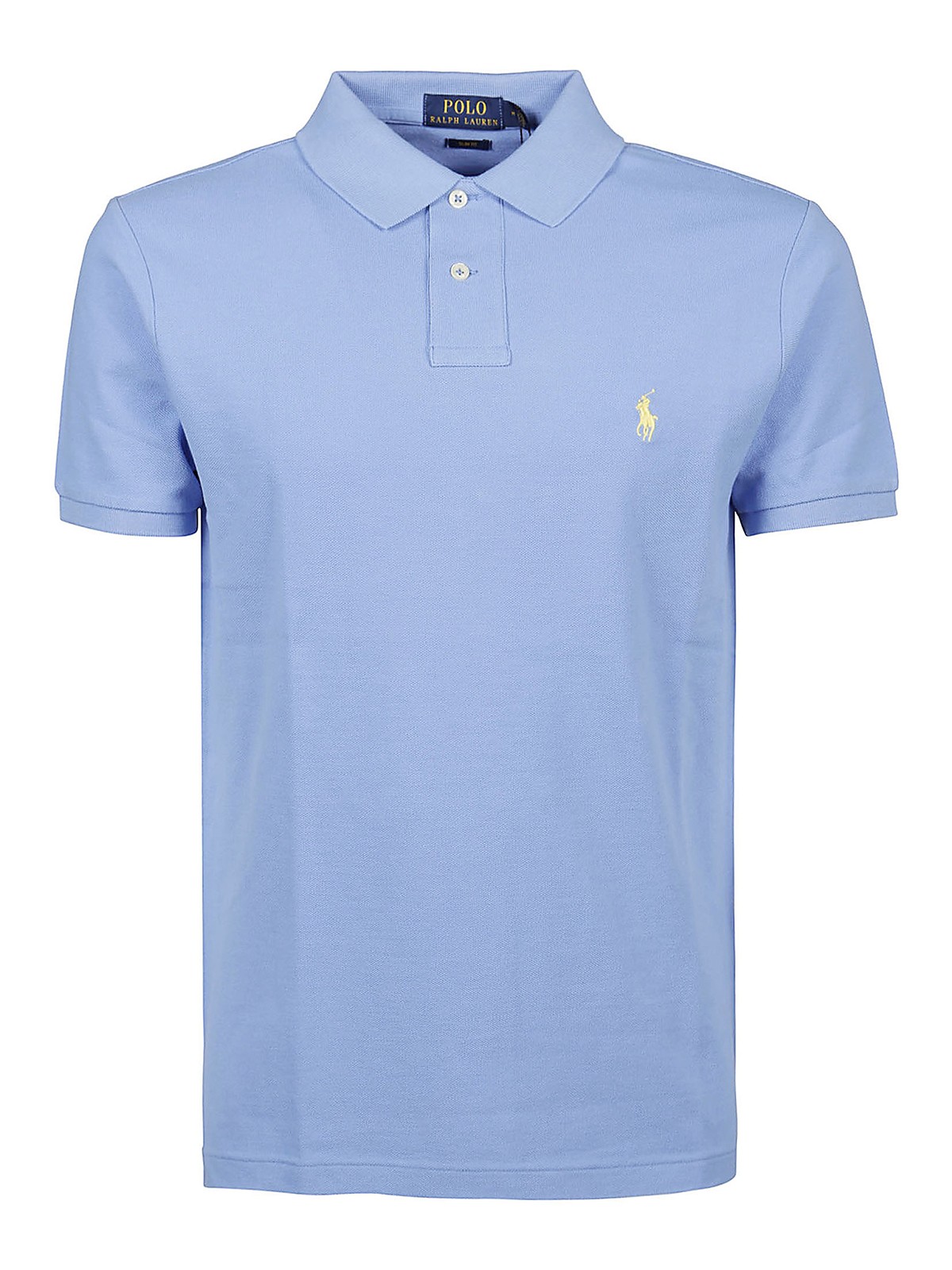 Polo Ralph Lauren Light Blue Cotton Polo Shirt | ModeSens