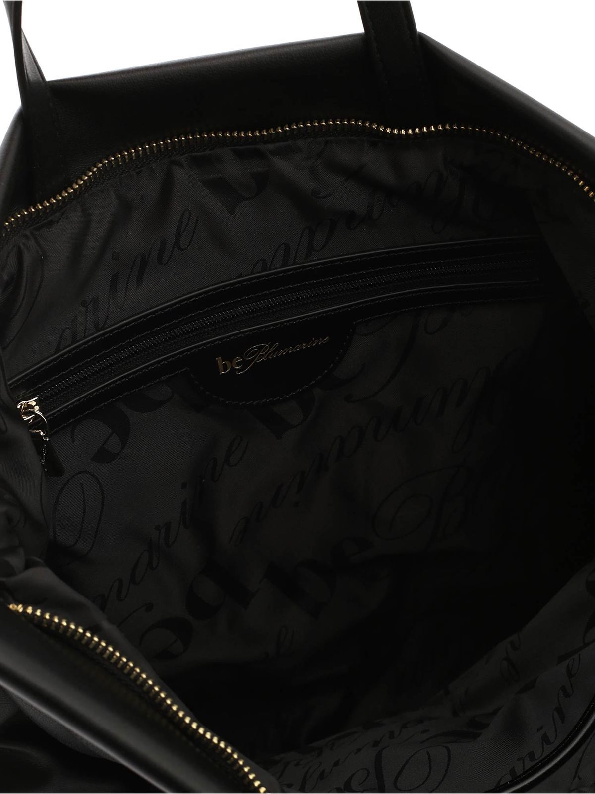 Borse a spalla Be Blumarine - Borsa a spalla nera con foulard -  E17ZBBM371707899