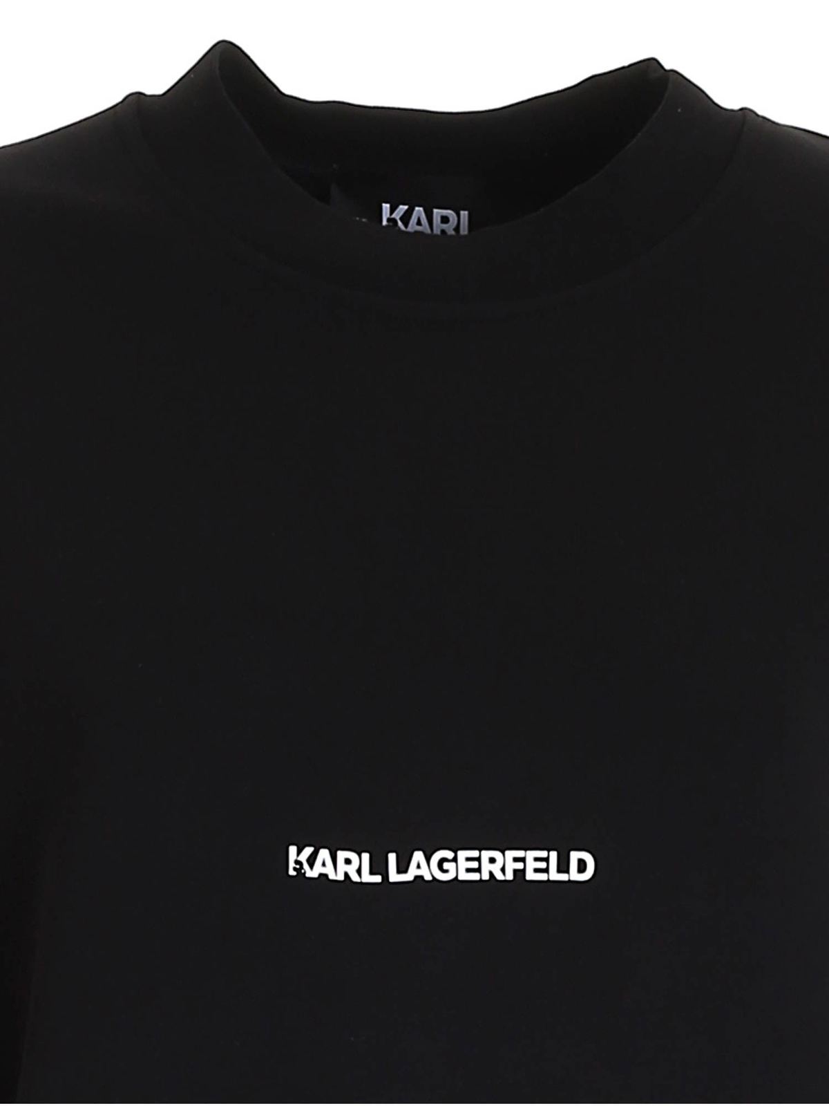 Karl Lagerfeld - Unisex Logo sweatshirt in black - Sweatshirts ...