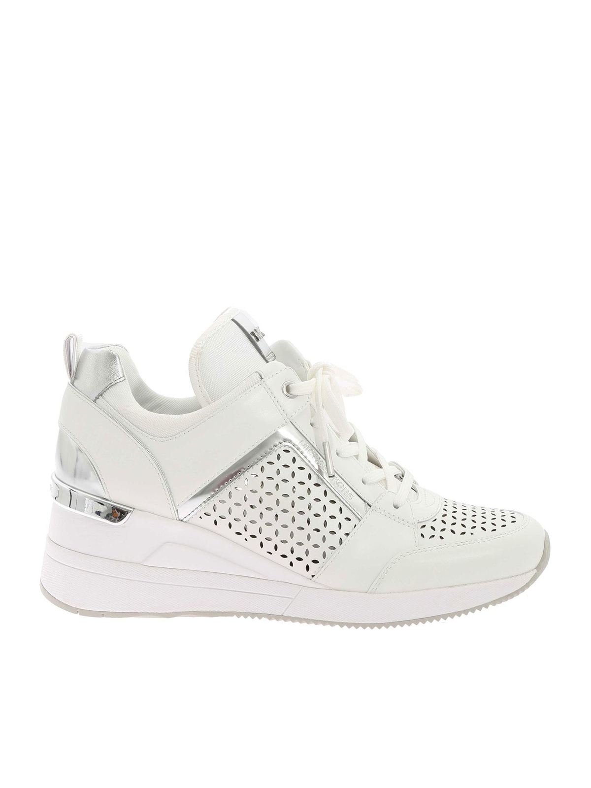 Michael Kors - Georgie sneakers in white and silver color - trainers ...