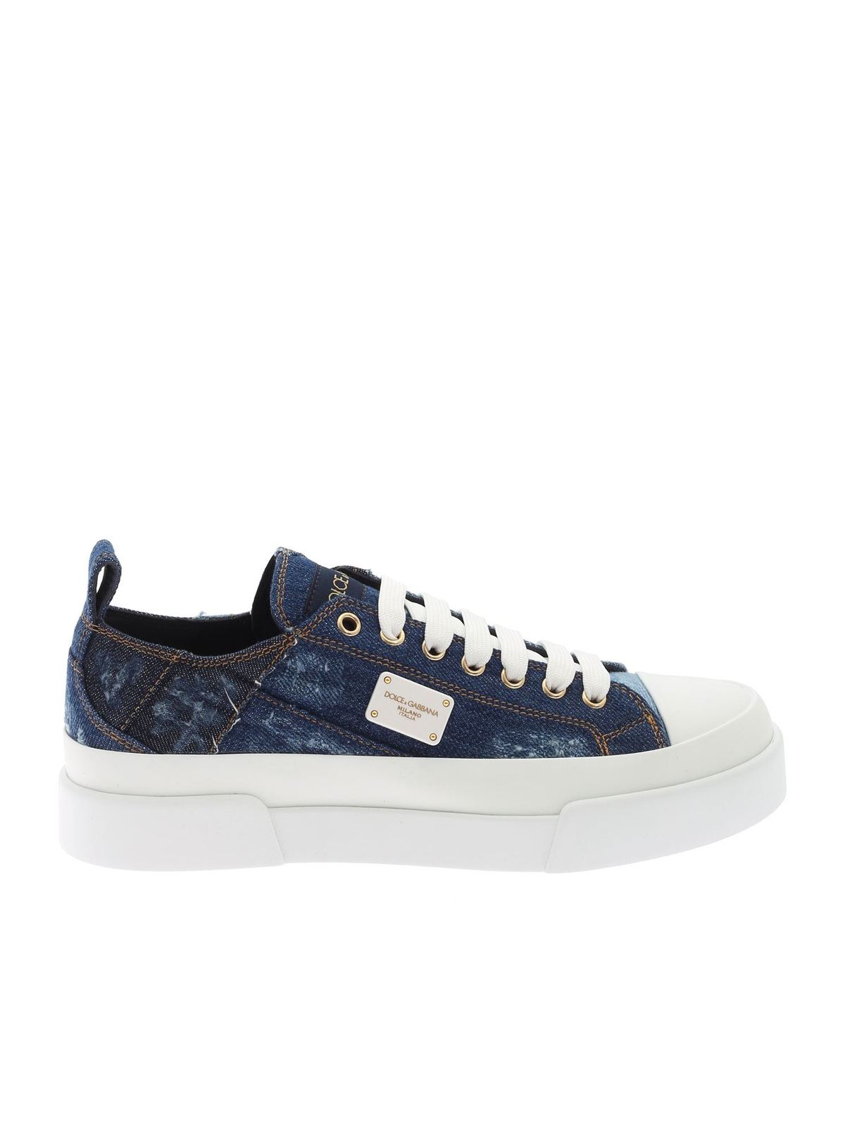 Trainers Dolce & Gabbana - Denim Portofino sneakers - CK1886AO5408B021