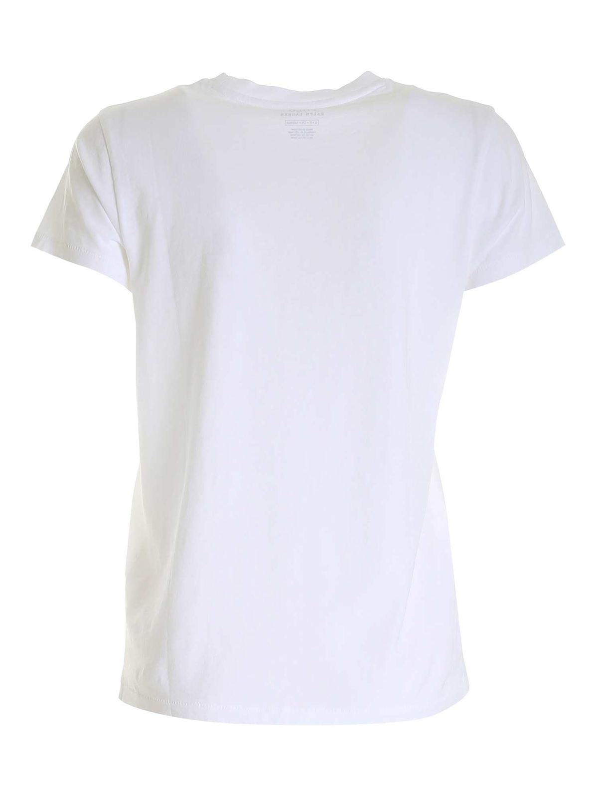 ralph lauren plain white t shirt