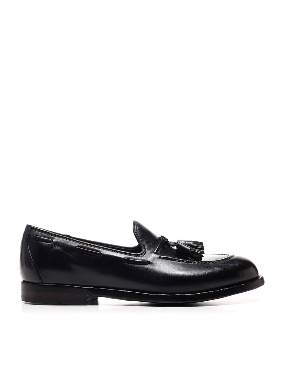 OFFICINE CREATIVE IVY 1 LOAFERS IN BLACK