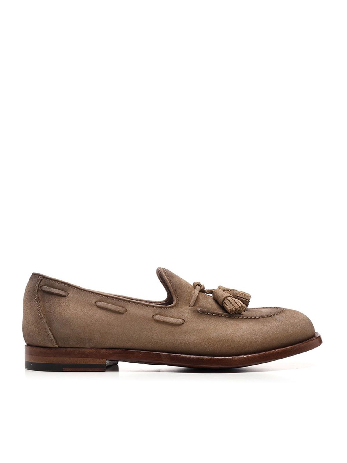 OFFICINE CREATIVE IVY 1 LOAFERS IN BEIGE