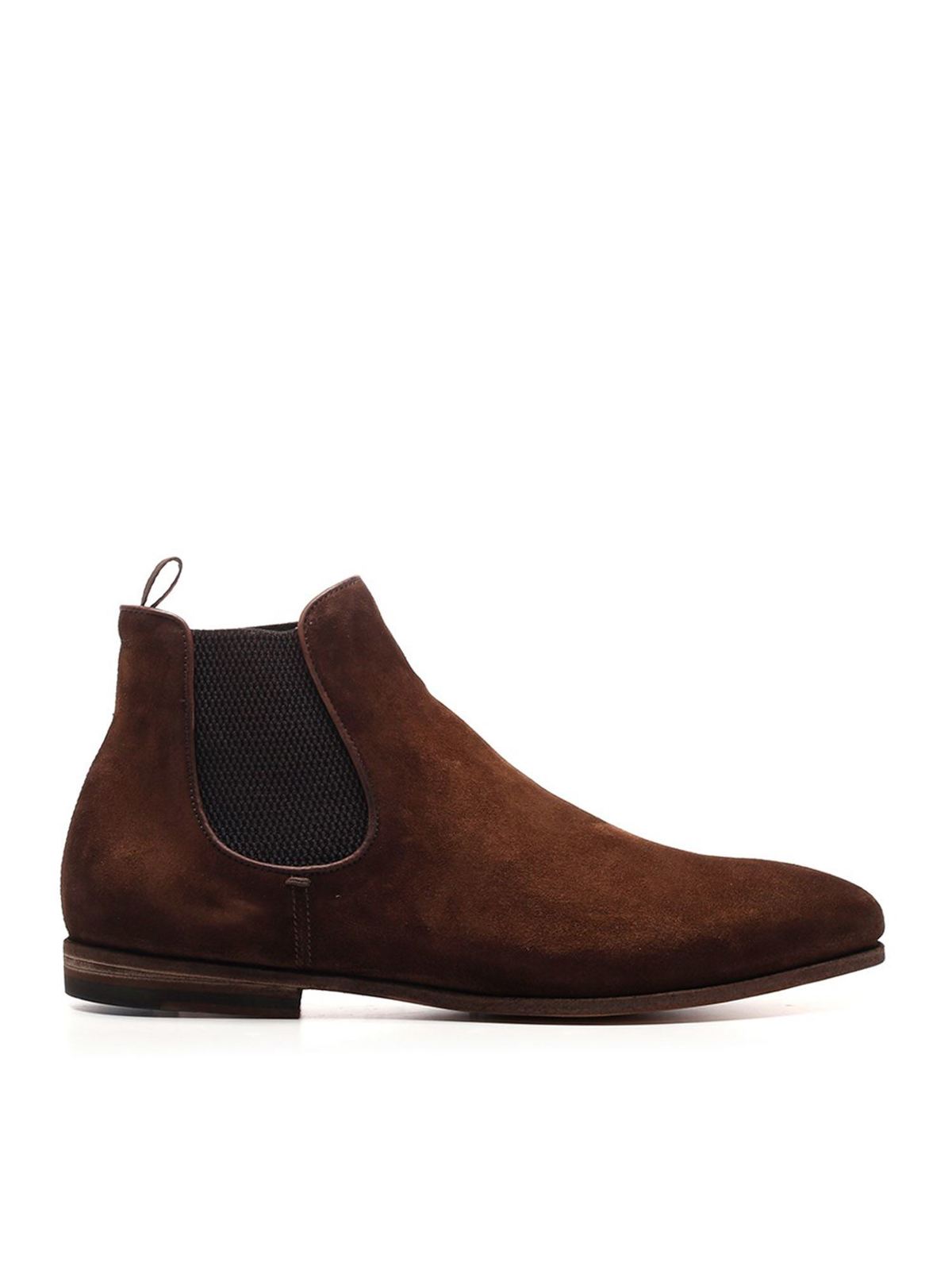 OFFICINE CREATIVE CHELSEA BOOTS IN BROWN