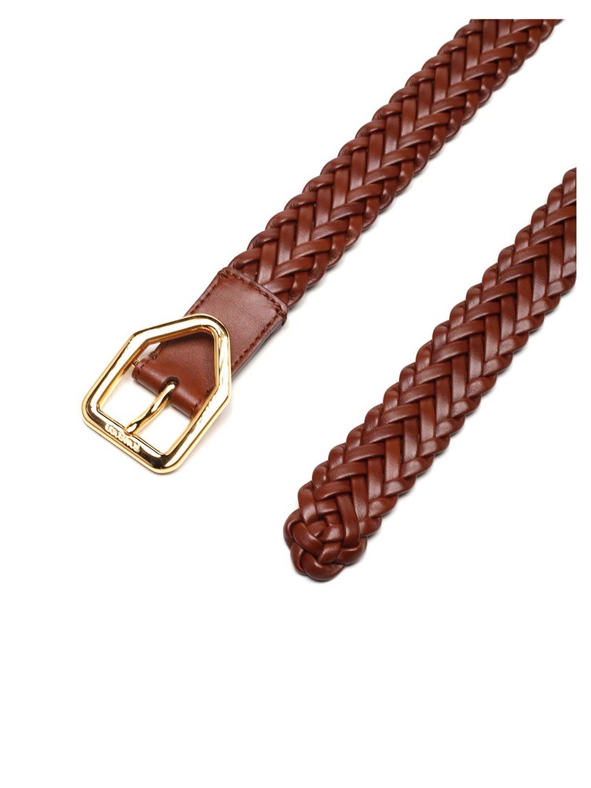 Belts Tom Ford - Lozenge belt in brown - TB261TICL032U7027 