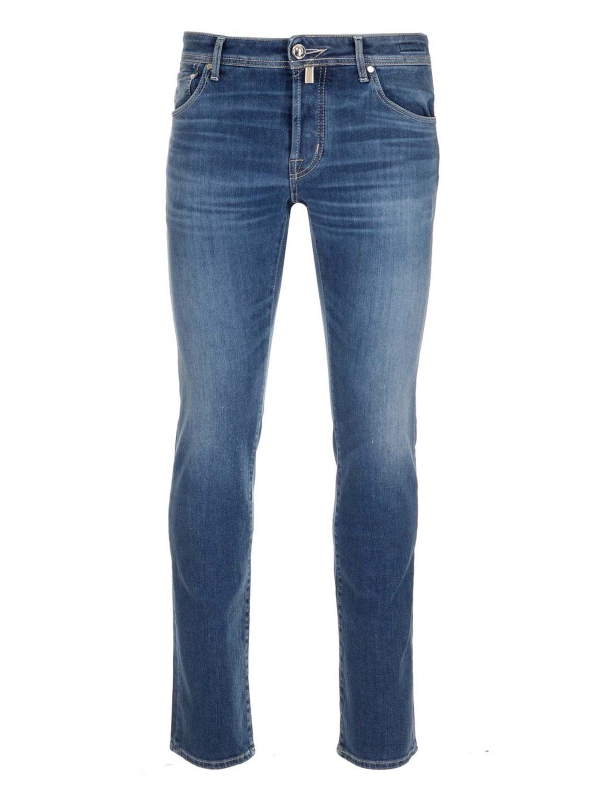 Click to view more detailed imagery on our partner's website Jacob Cohen Slim Fit Jeans In Blue