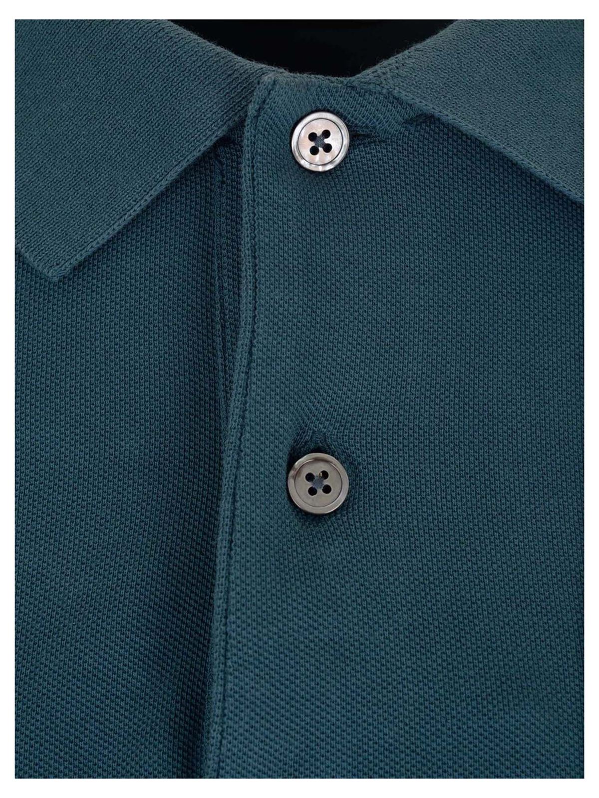 teal color polo shirt