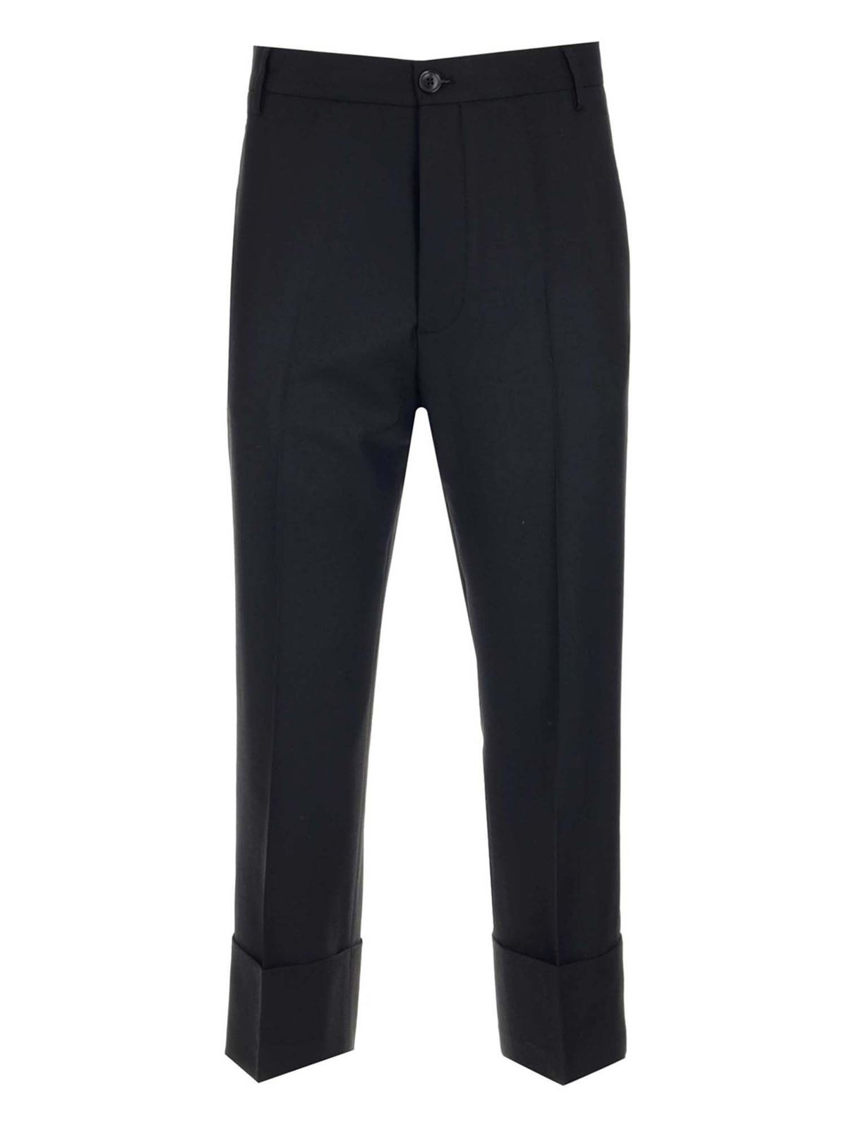 Vivienne Westwood Crop Fit Pants In Black | ModeSens