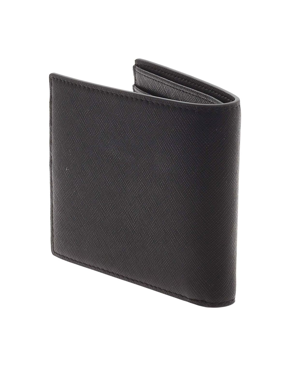 Wallets & purses Emporio Armani - White logo wallet in black -  Y4R168Y020V81072