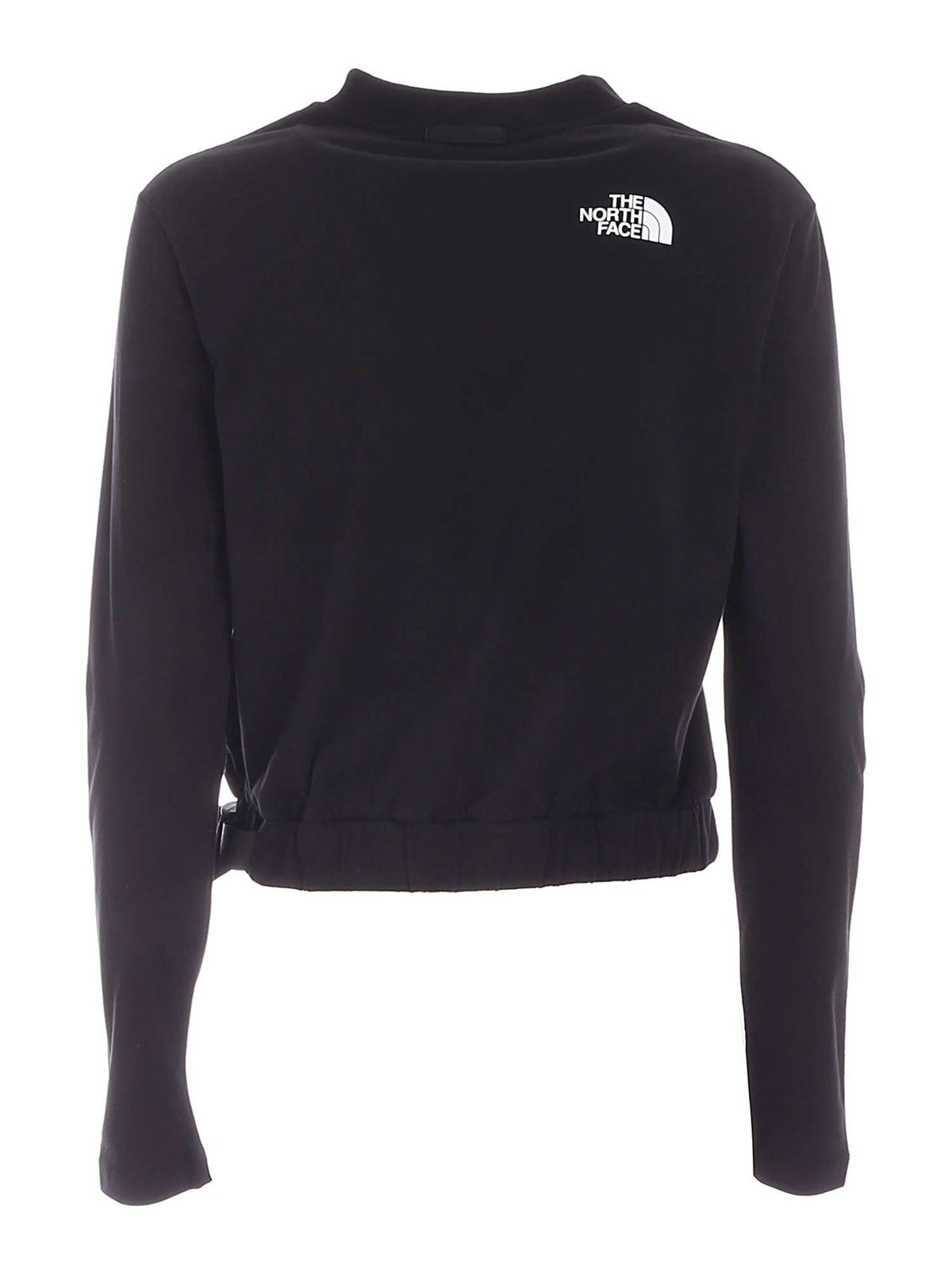 the north face black long sleeve t shirt