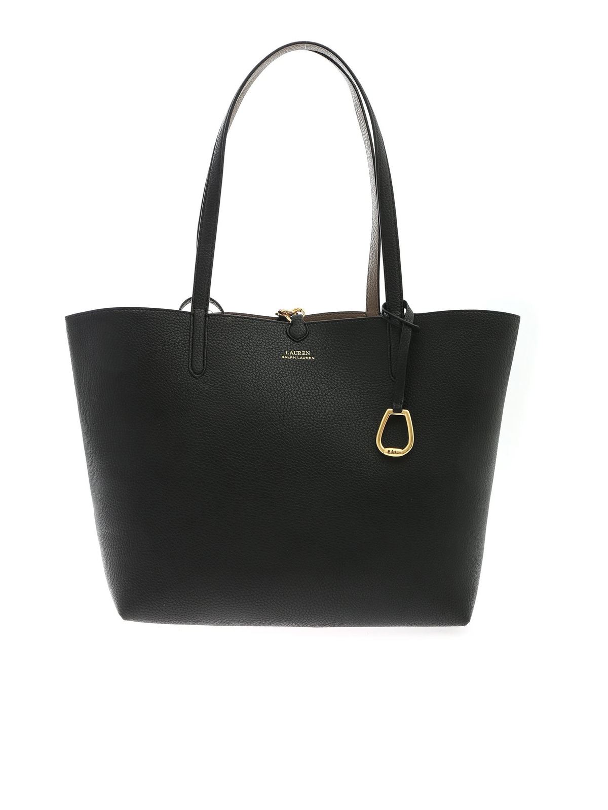 Shoulder bags Lauren Ralph Lauren - Reversible shoulder bag in black ...