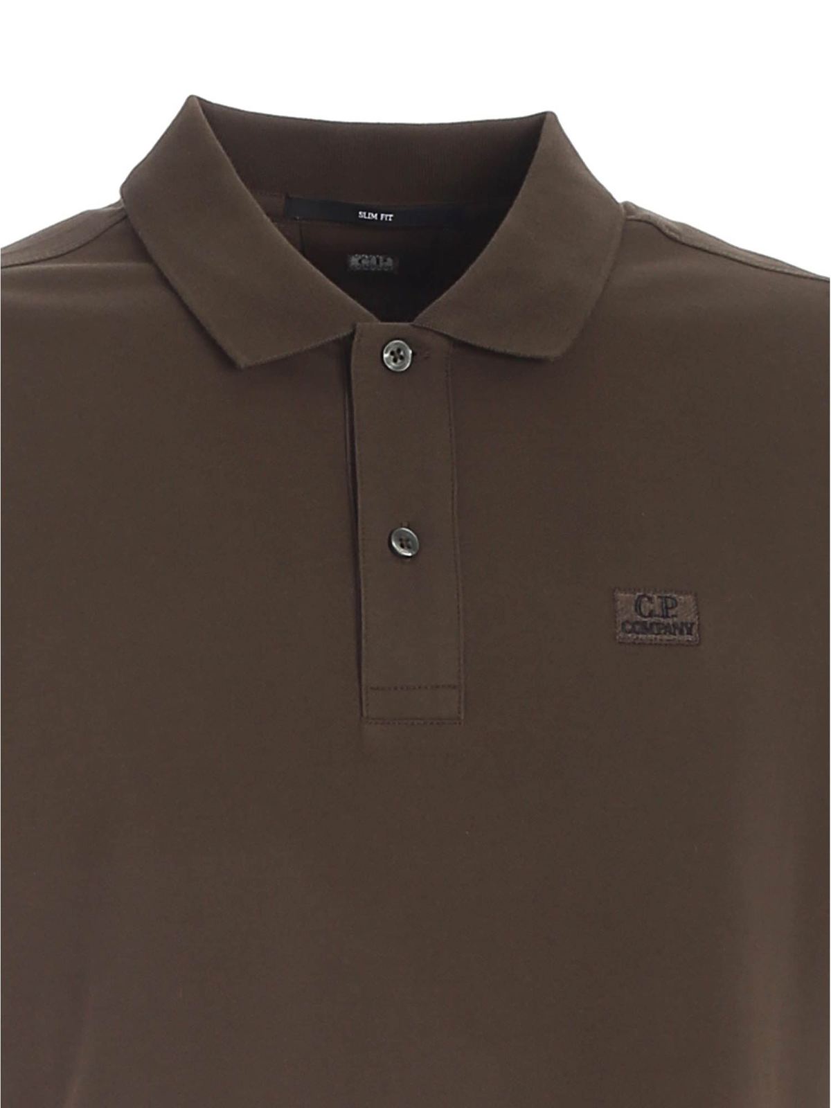 cp company green polo shirt