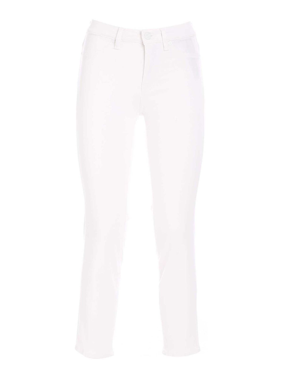 7 For All Mankind ROXANNE ANKLE JEANS IN WHITE